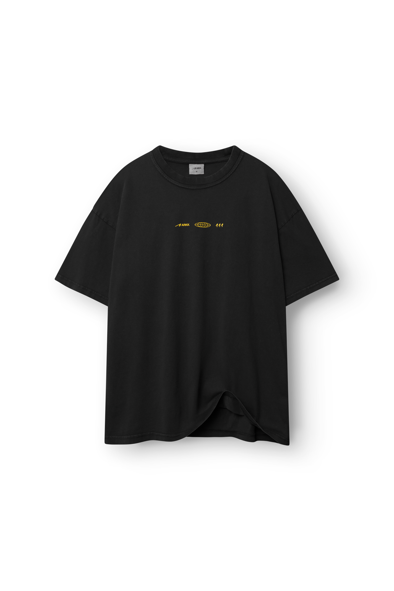 ARKK Apparel ARKK Boxy Tee 5.0 | Black Yellow T-Shirt