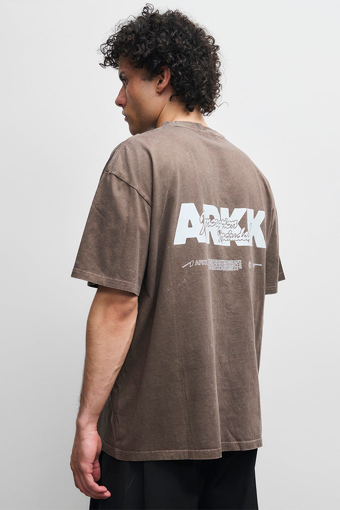 ARKK Apparel ARKK Boxy Tee 3.0 | Faded Brown T-Shirt