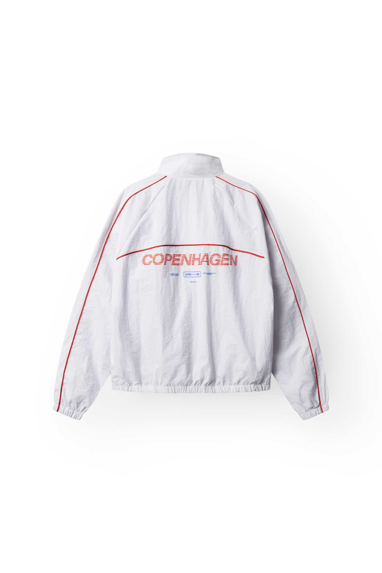 ARKK Apparel ARKK CPH Track Jacket | Off White Cherry Solid Blue Track Jacket