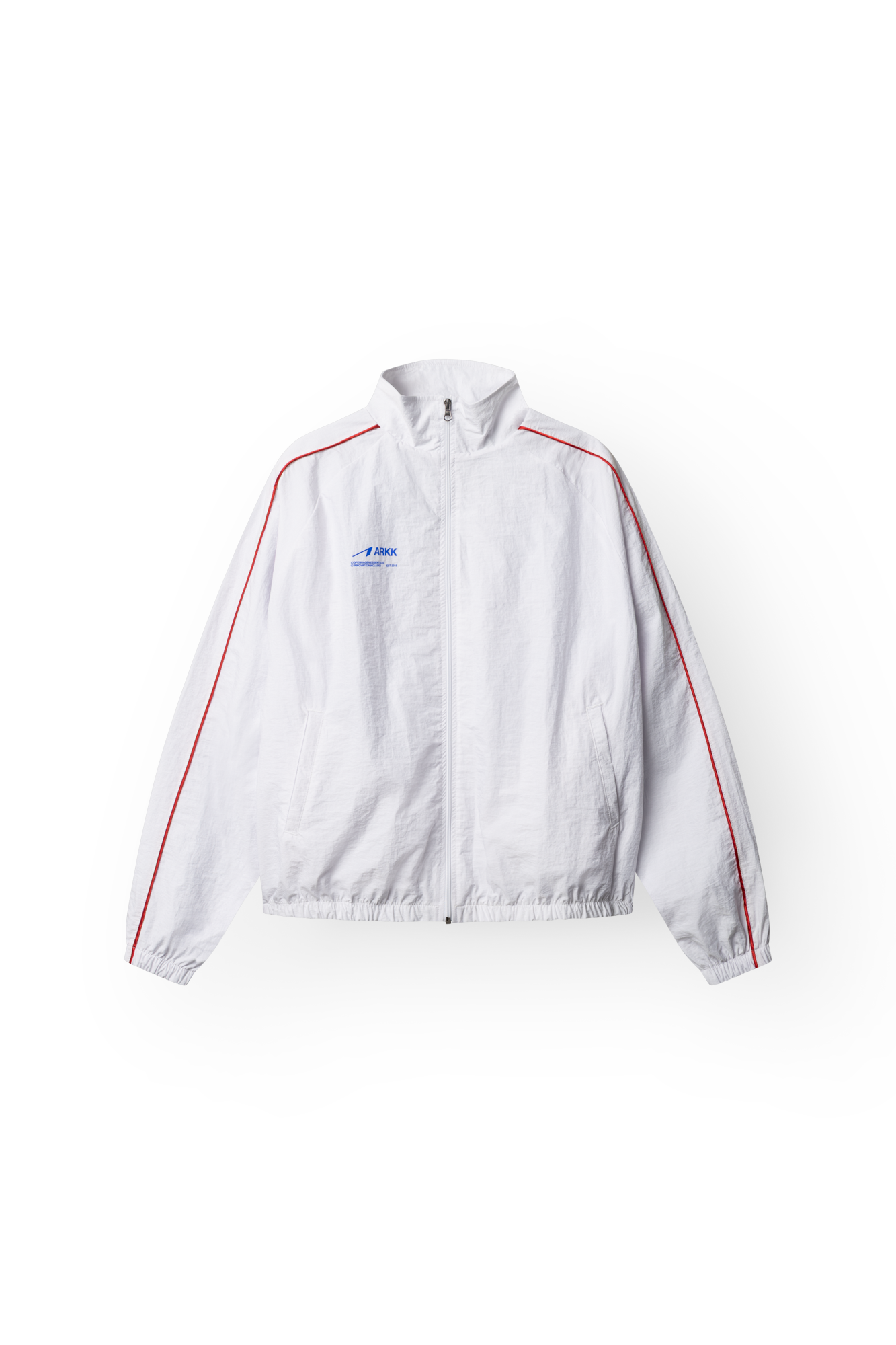 ARKK Apparel ARKK CPH Track Jacket | Off White Cherry Solid Blue Track Jacket