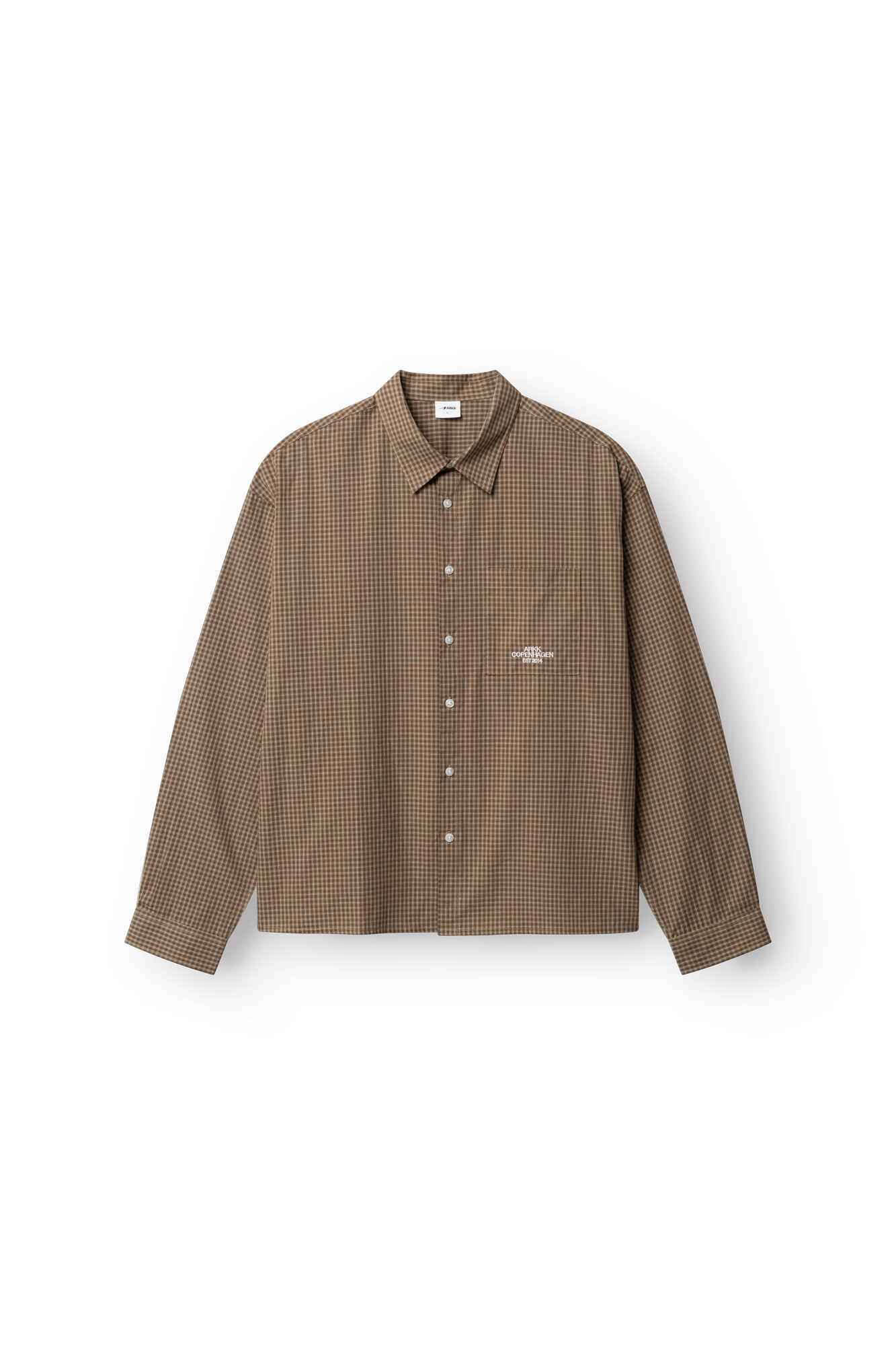 ARKK Apparel ARKK Checkered Shirt | Cocoa Shirt