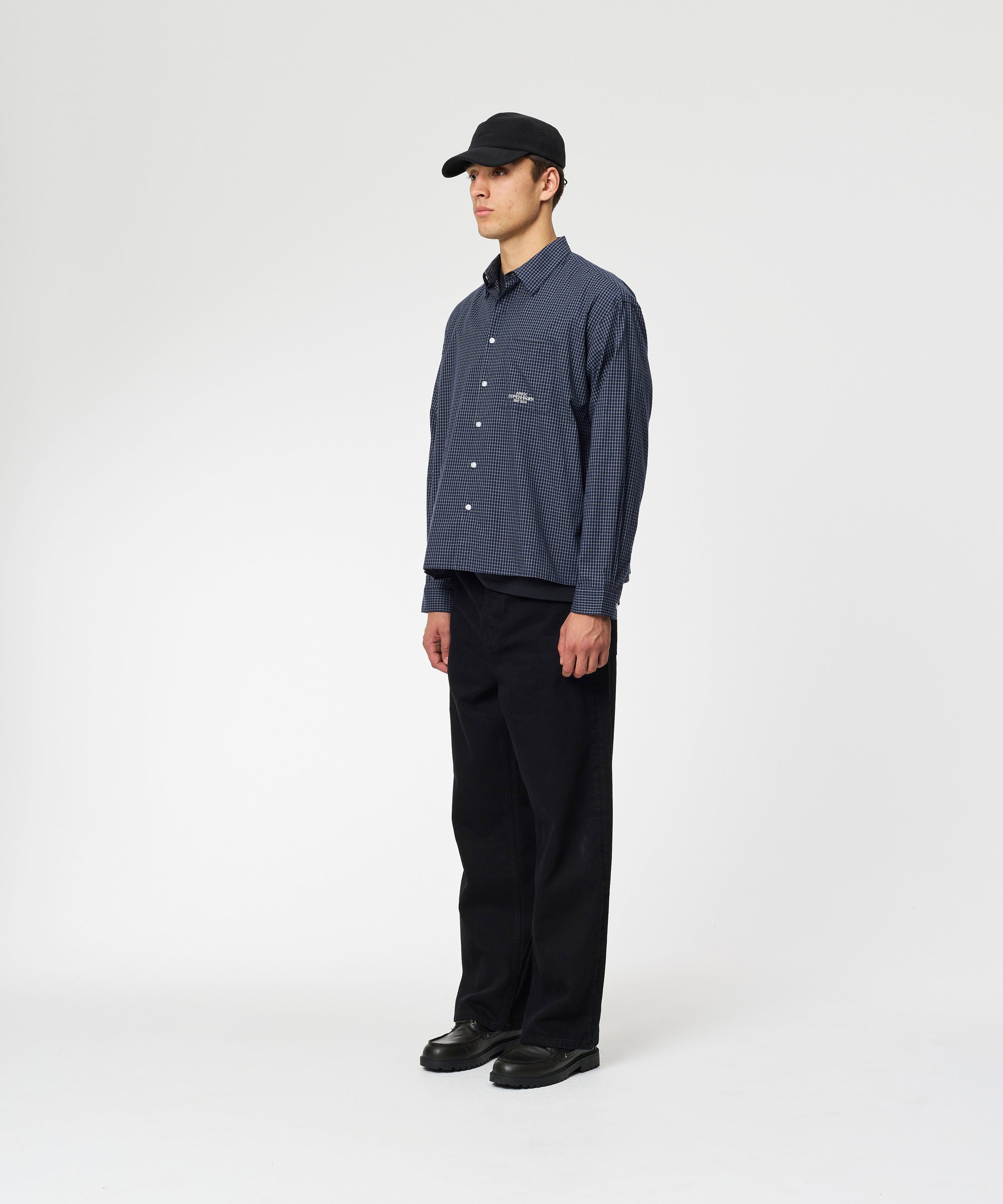ARKK Apparel ARKK Checkered Shirt | Navy Shirt