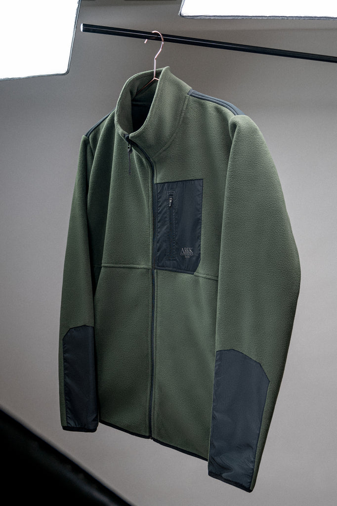 ARKK Apparel ARKK Essential Fleece Jacket | Dark Army Black Fleece Jacket