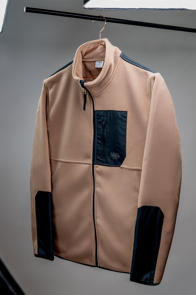 ARKK Apparel ARKK Essential Fleece Jacket | Portabella Black Fleece Jacket