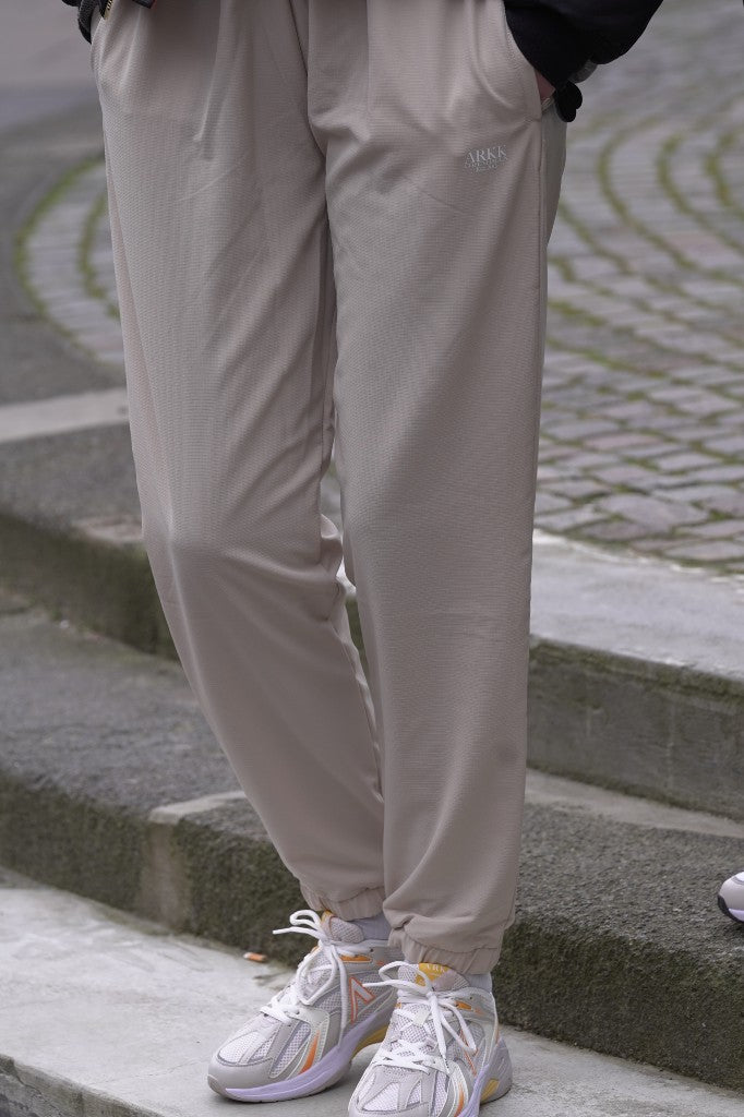 ARKK Apparel ARKK Essential Tech Pants | Oyster Gray White Tech Pants