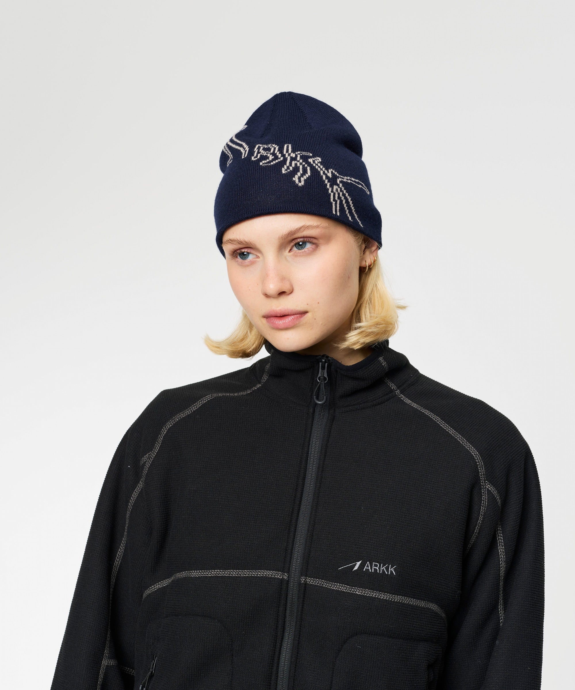 ARKK Accessories ARKK Graphic Beanie | Black Beanie