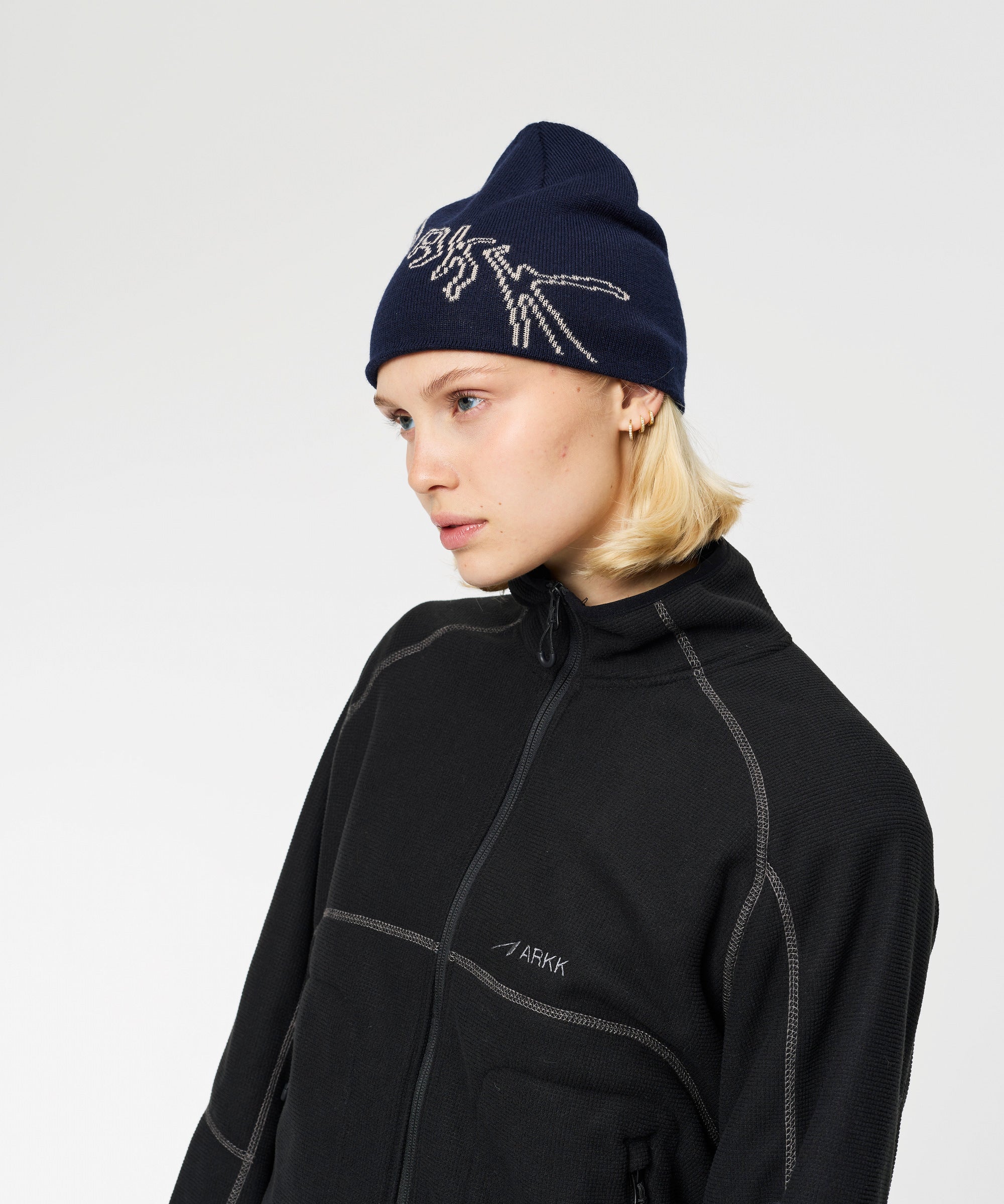 ARKK Accessories ARKK Graphic Beanie | Black Beanie