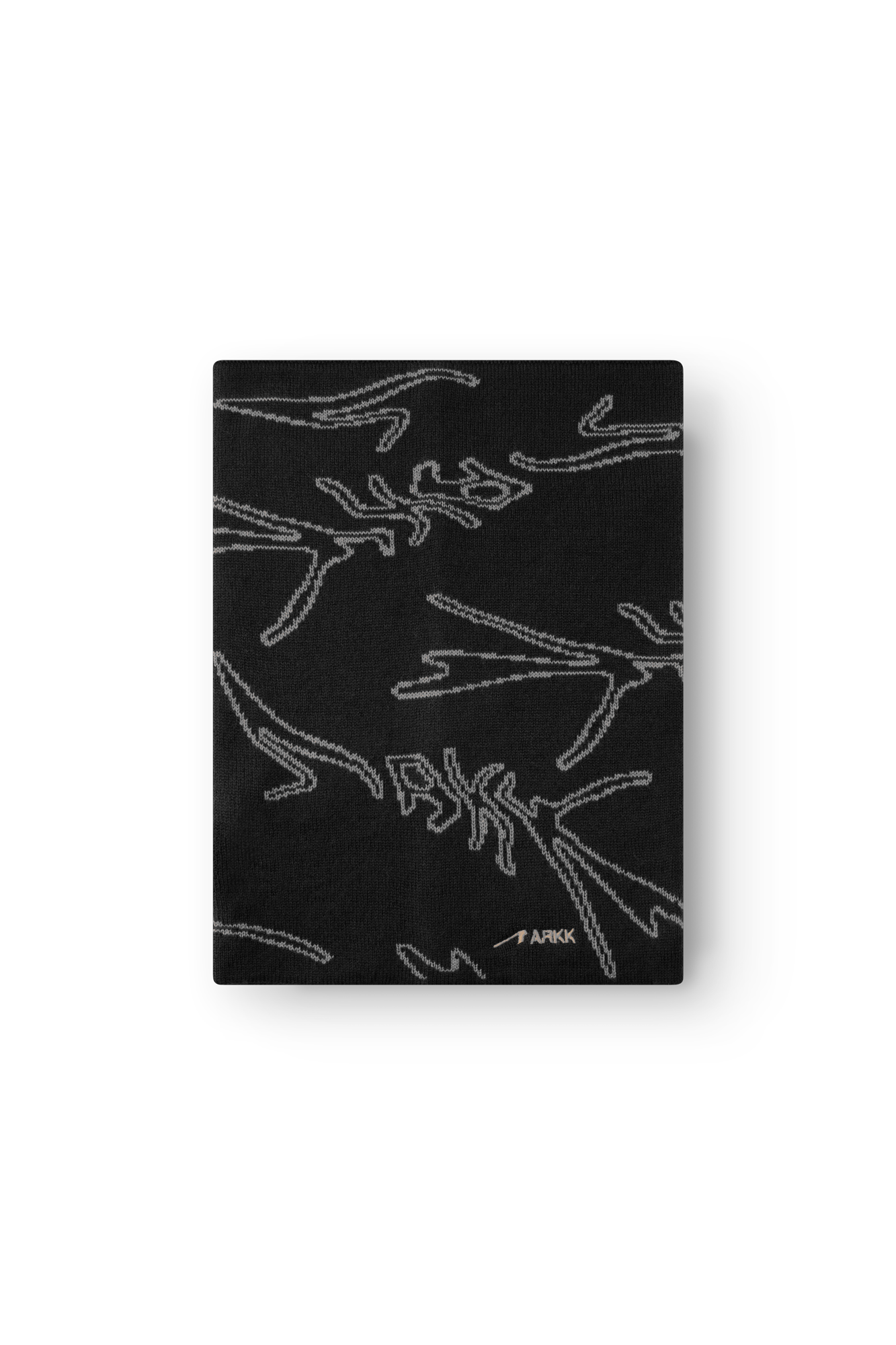 ARKK Accessories ARKK Liquid Neck Tube | Black Grey Scarf