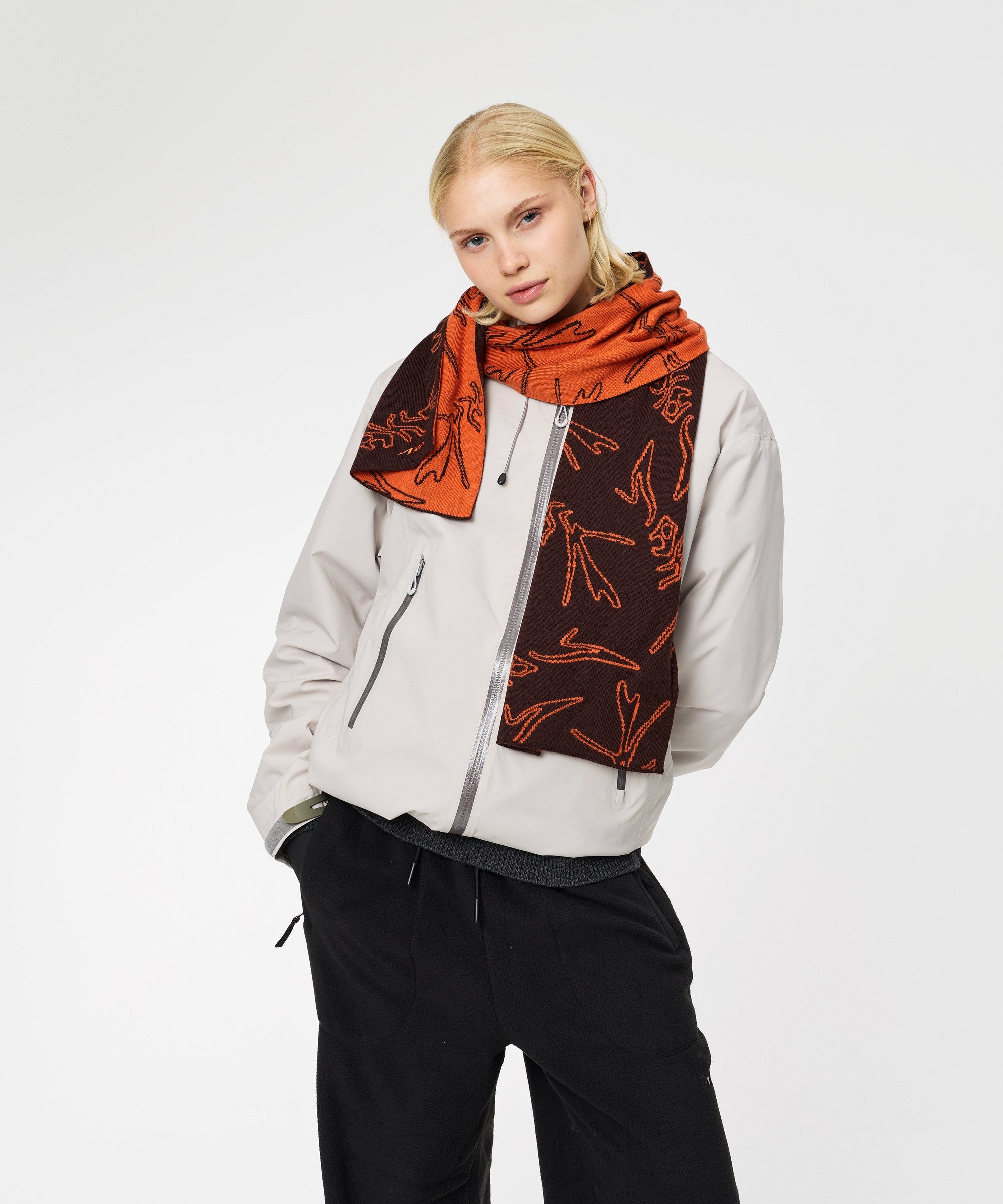 ARKK Accessories ARKK Liquid Scarf | Chocolate Orange Scarf