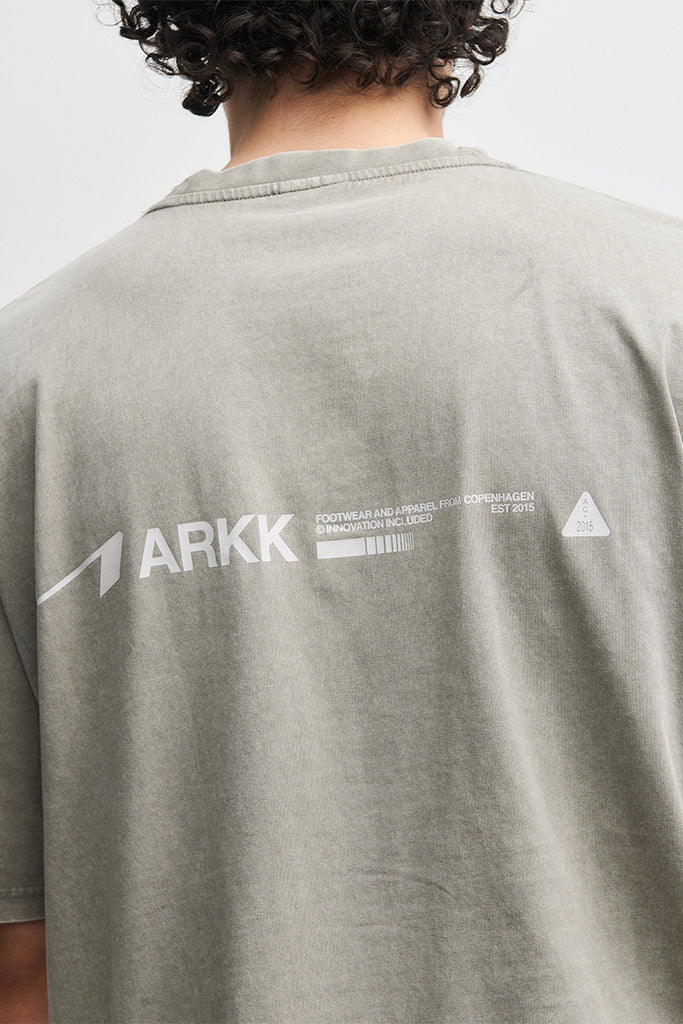 ARKK Apparel ARKK Logo Boxy Tee | Khaki T-Shirt