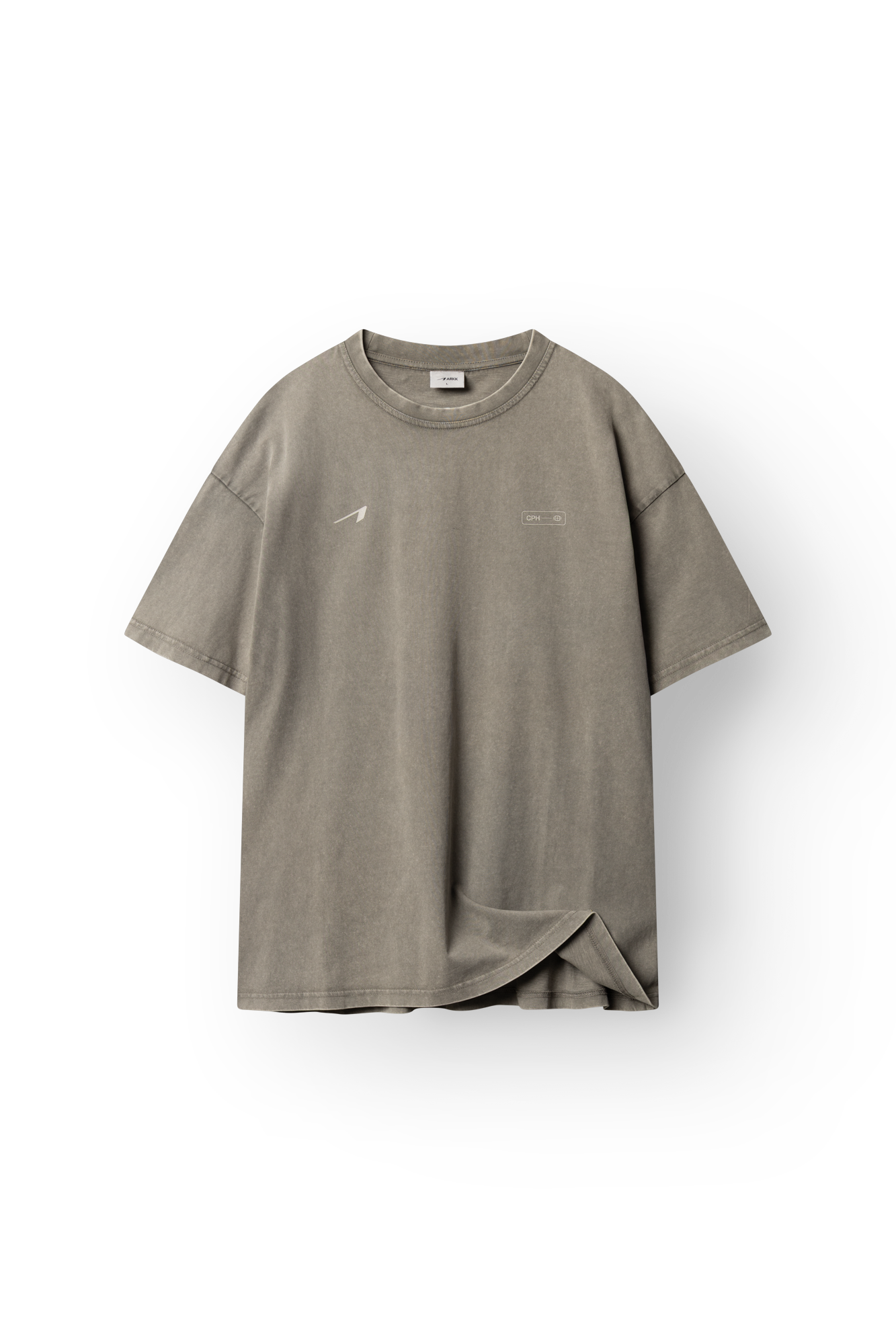 ARKK Apparel ARKK Logo Boxy Tee | Khaki T-Shirt