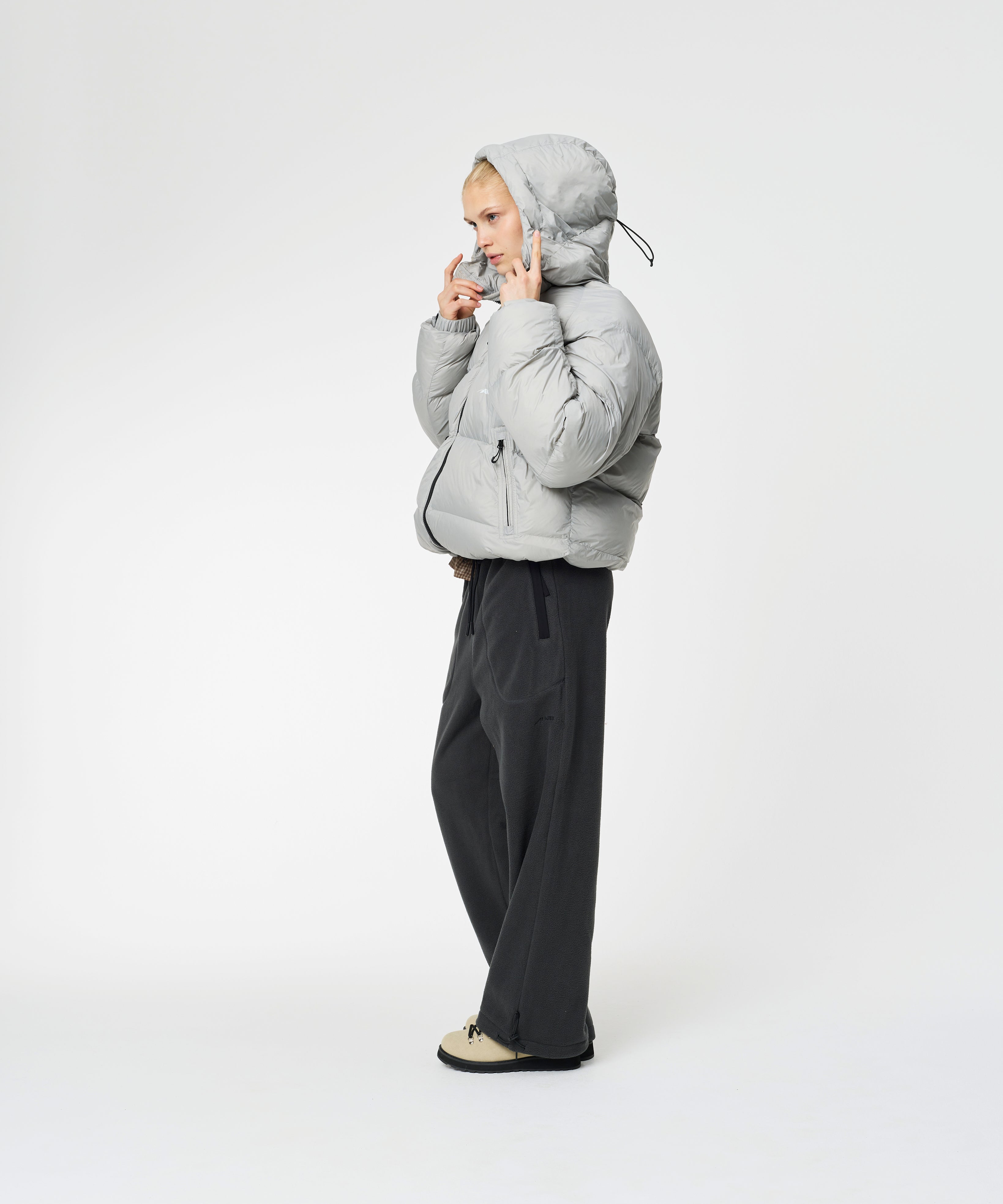 ARKK Apparel ARKK Logo Puffer | Grey Jacket