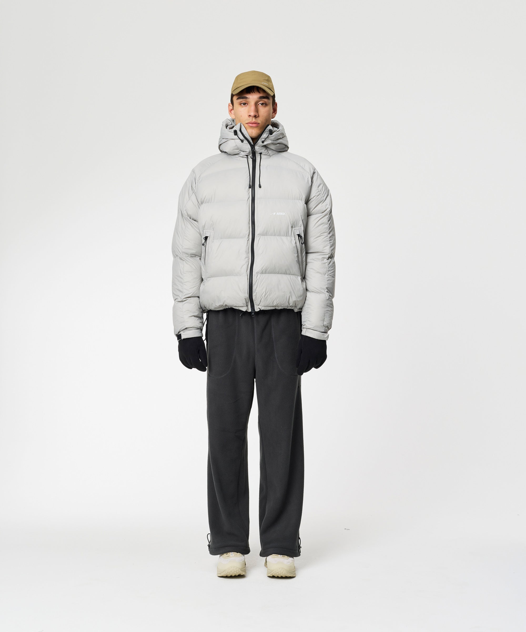 ARKK Apparel ARKK Logo Puffer | Grey Jacket