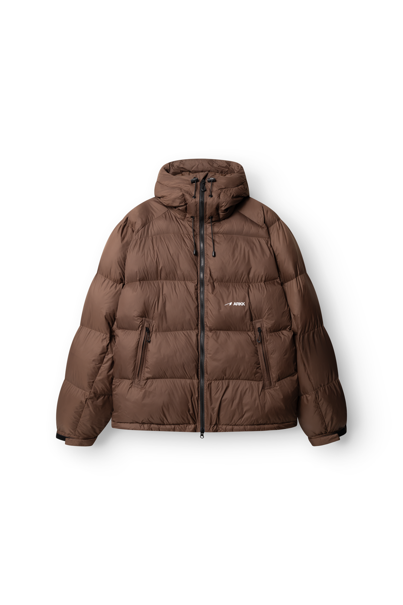 ARKK Apparel ARKK Logo Puffer Jacket | Brown Jacket