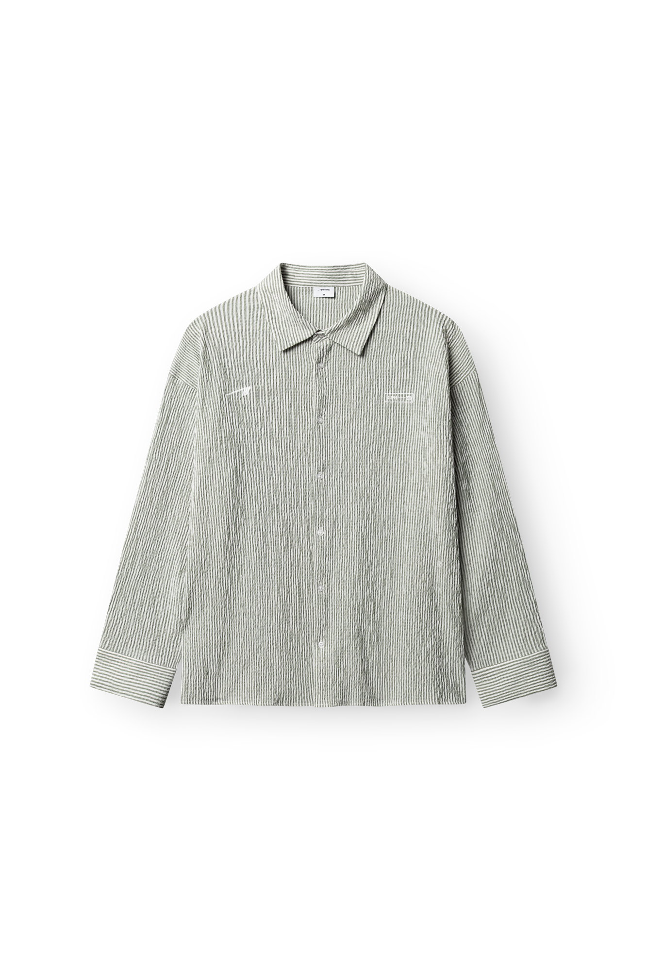 ARKK Apparel ARKK Logo Seersucker Shirt | Vintage Green Shirt