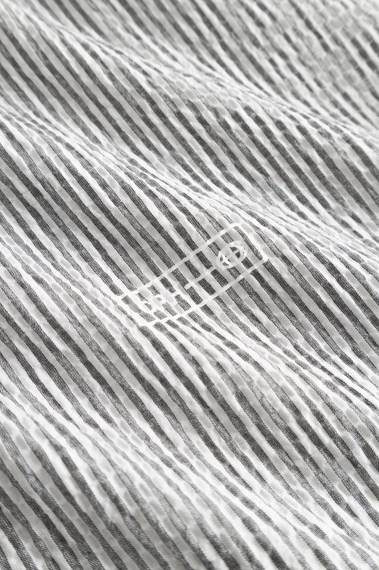 ARKK Apparel ARKK Logo Seersucker Shirt | Grey Shirt