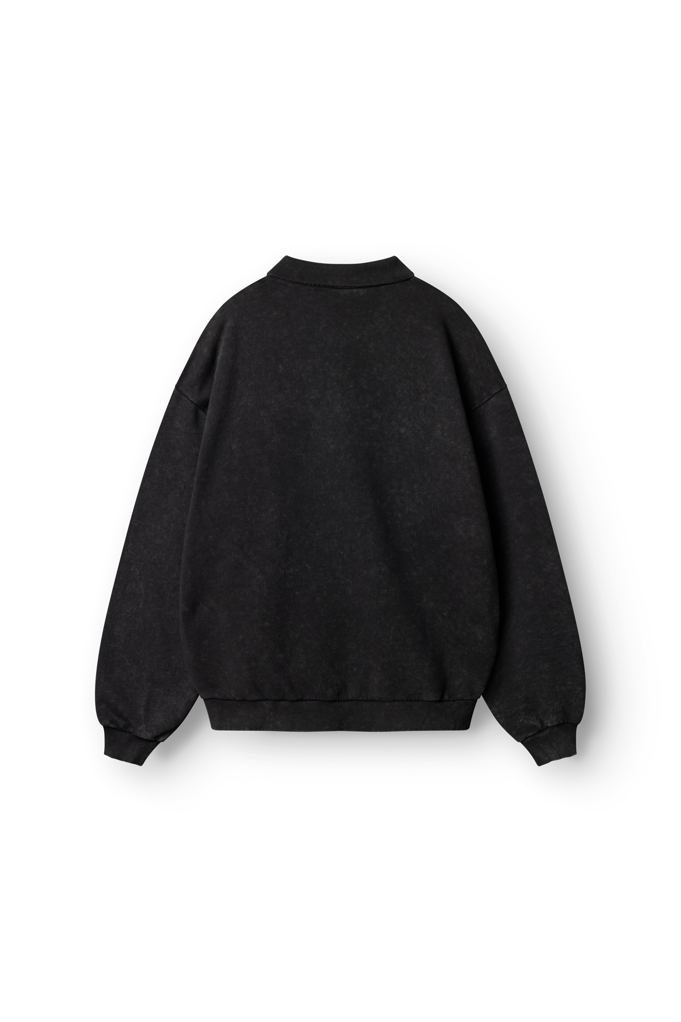 ARKK Apparel ARKK Long Sleeve Polo 1.0 | Black Sweatshirt