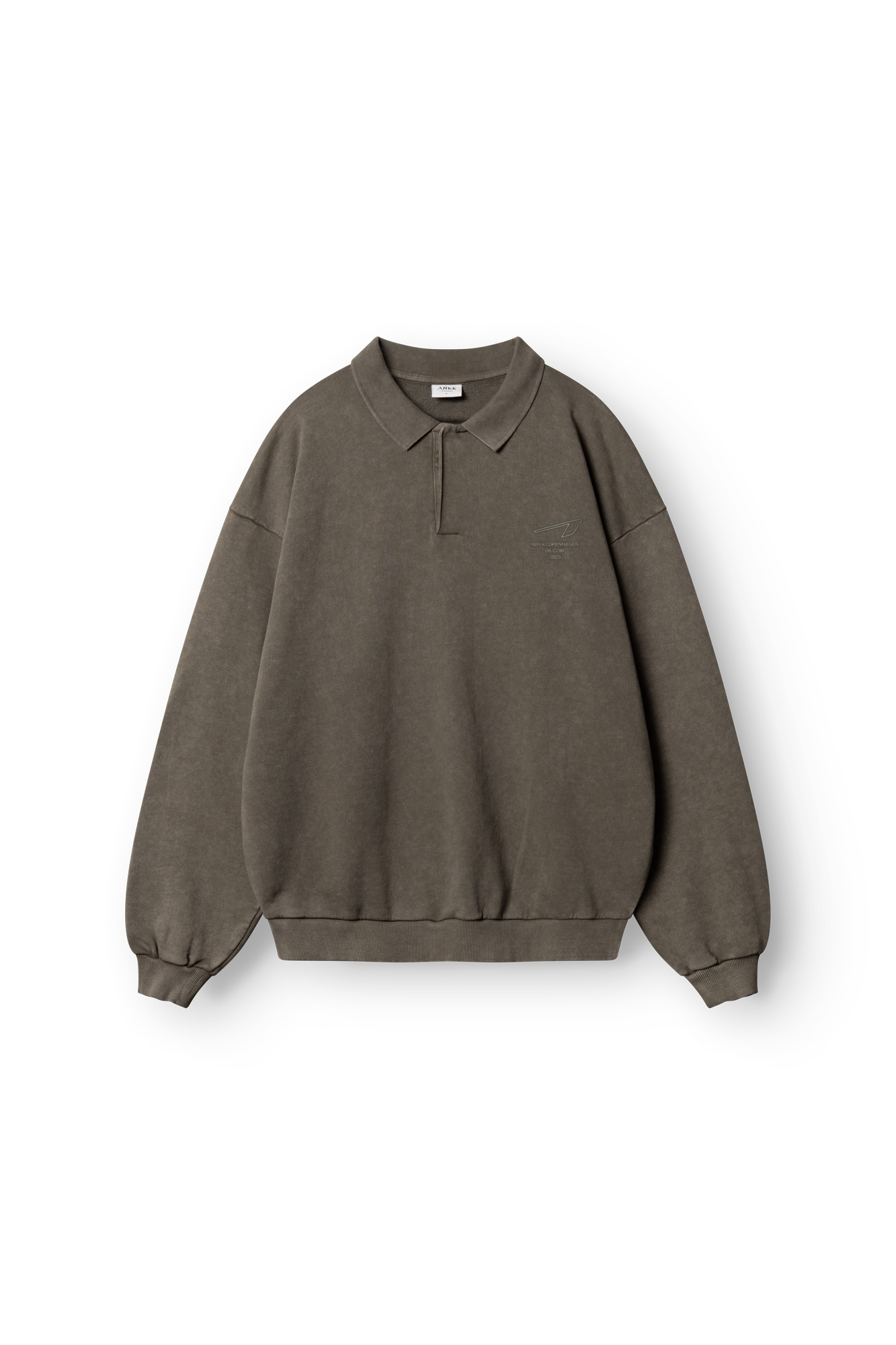 ARKK Apparel ARKK Long Sleeve Polo 1.0 | Olive Sweatshirt