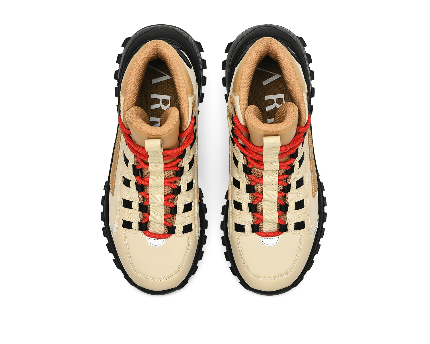 ARKK Essential Line Apaze Hightop | Light Brown Black Apaze Hightop