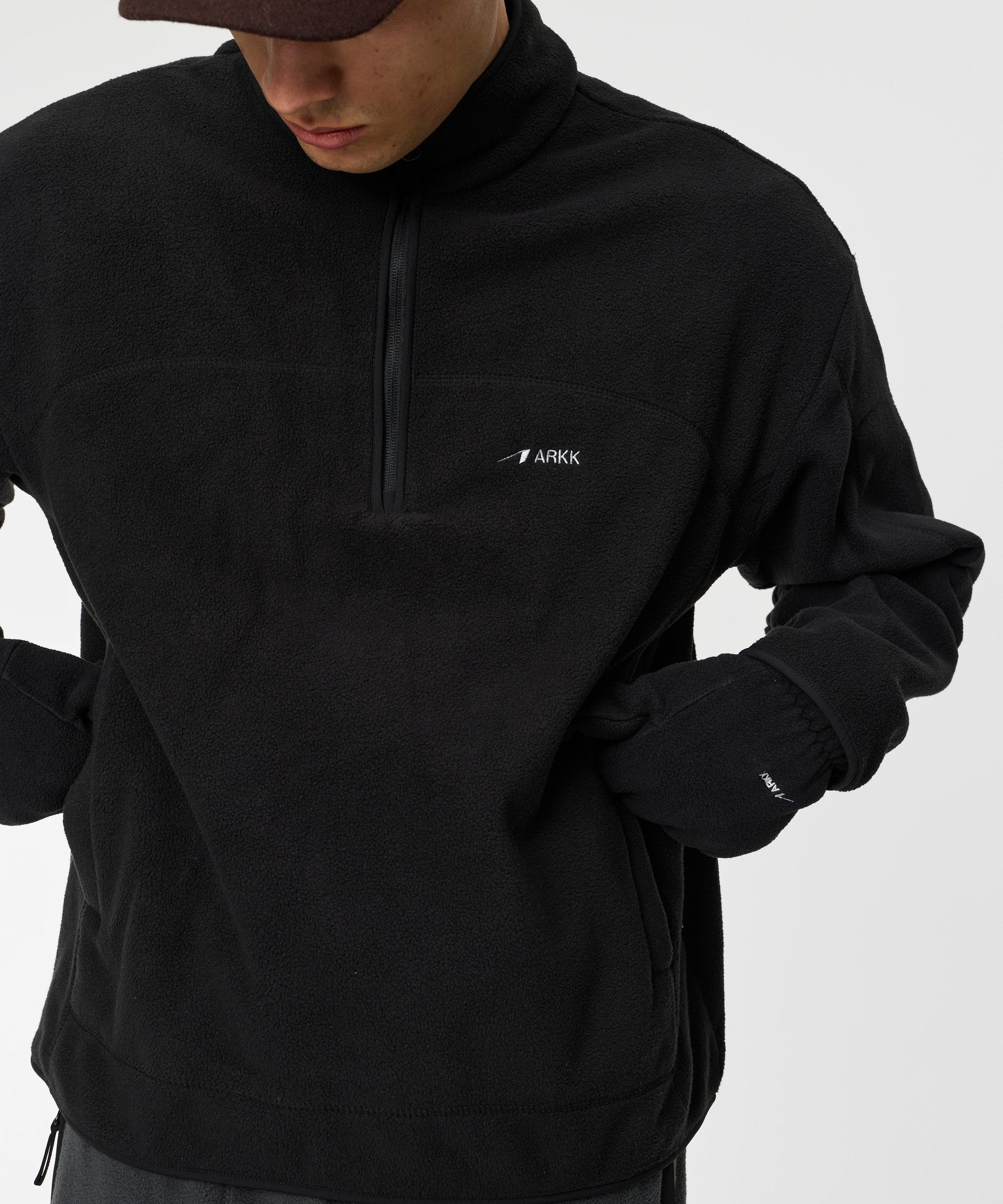 ARKK Apparel Elda Fleece Jacket | Black Jacket