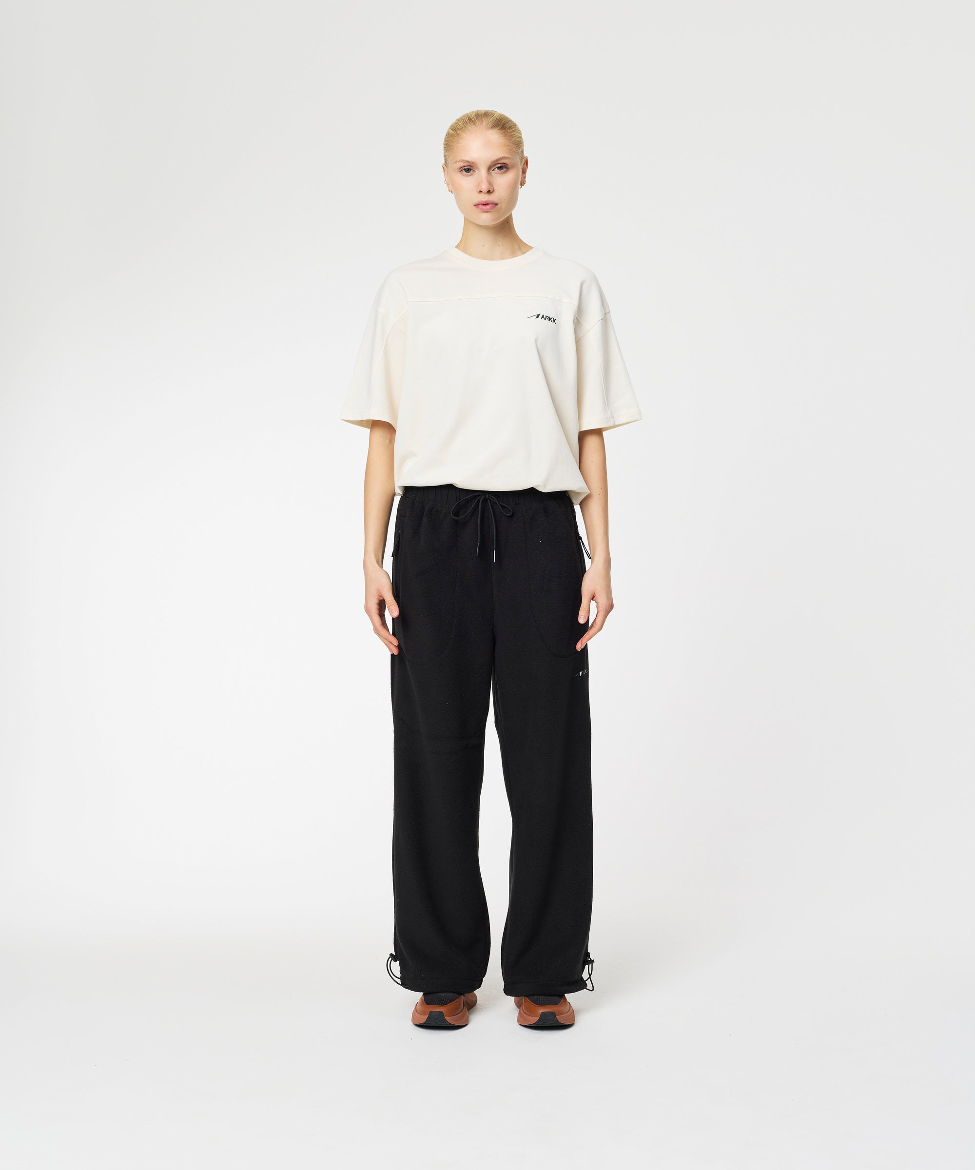 ARKK Apparel Elda Fleece Pants | Black Tech Pants