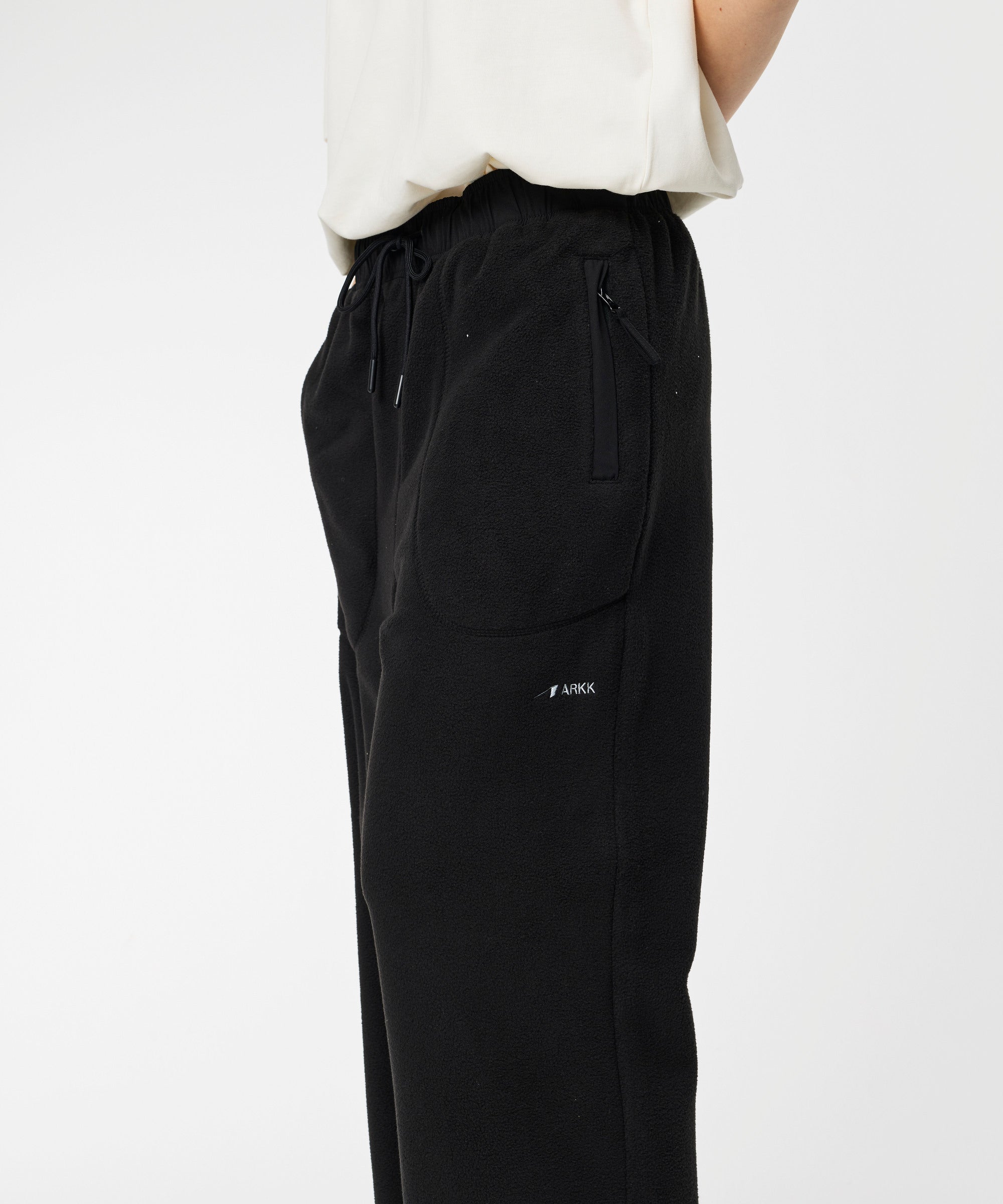 ARKK Apparel Elda Fleece Pants | Black Tech Pants