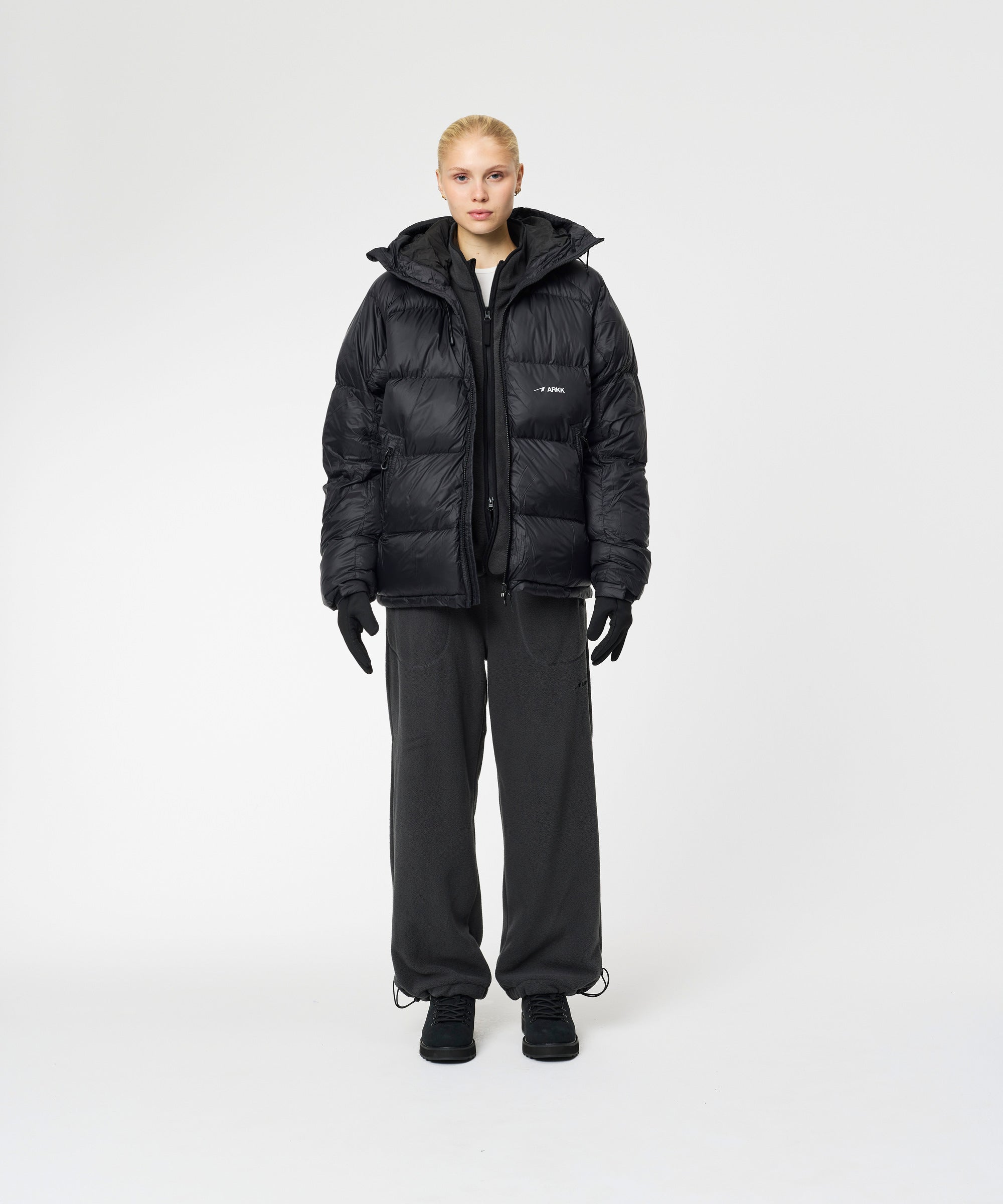 ARKK Apparel Elda Fleece Pants | Dark Grey Tech Pants