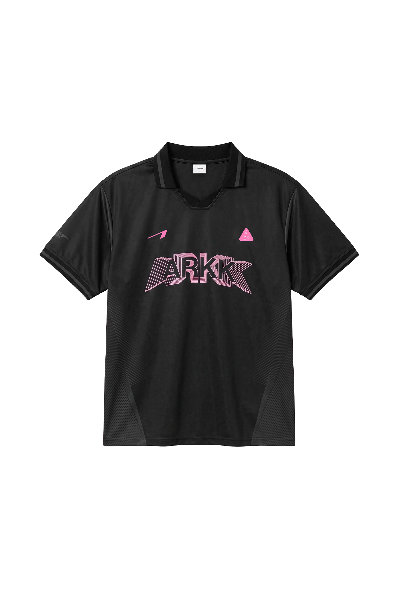 ARKK Apparel Football Shirt | Black Pink T-Shirt
