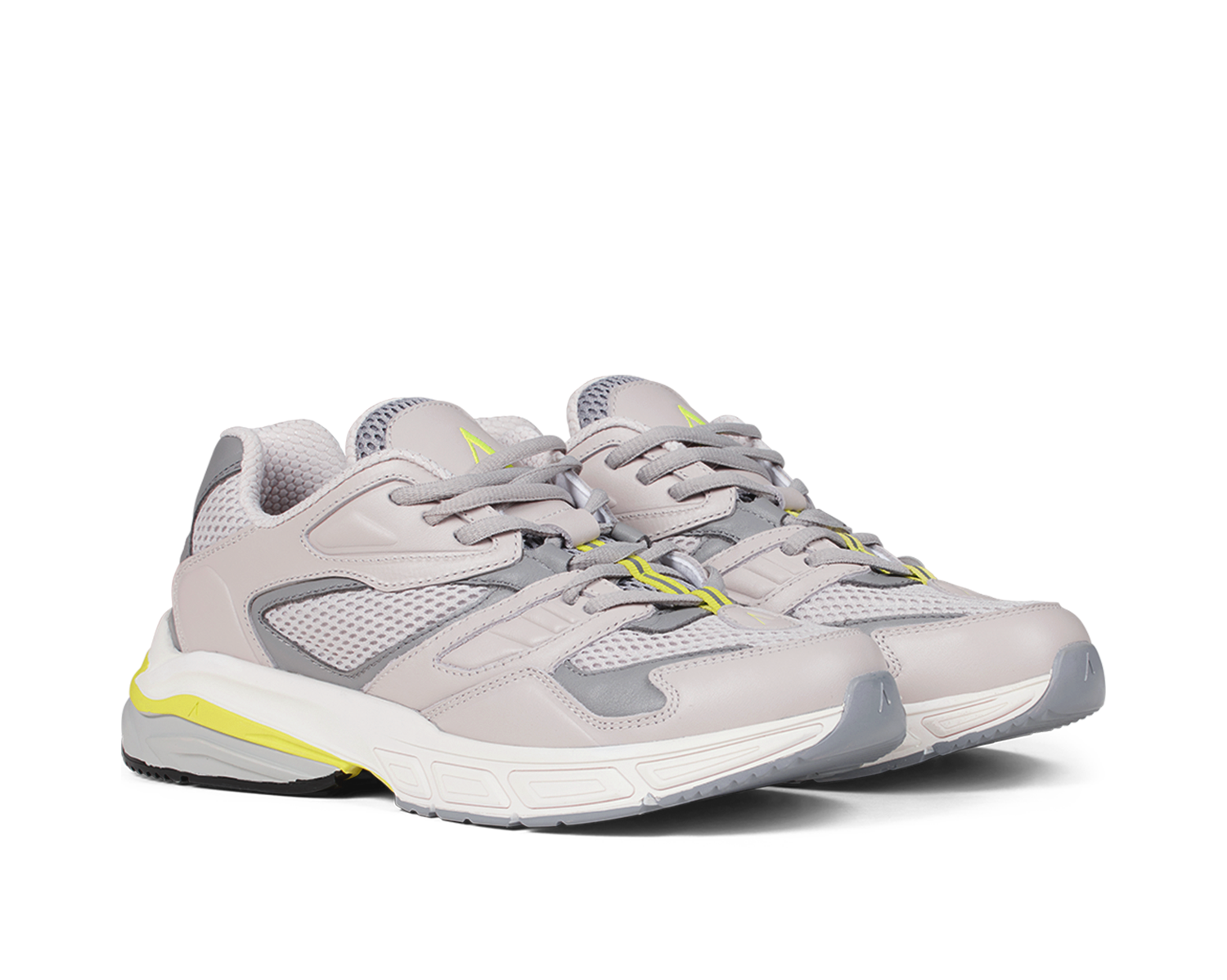 ARKK Collection Gravity Leather Space-R | Vapor Grey Acid Lime | Men Gravity