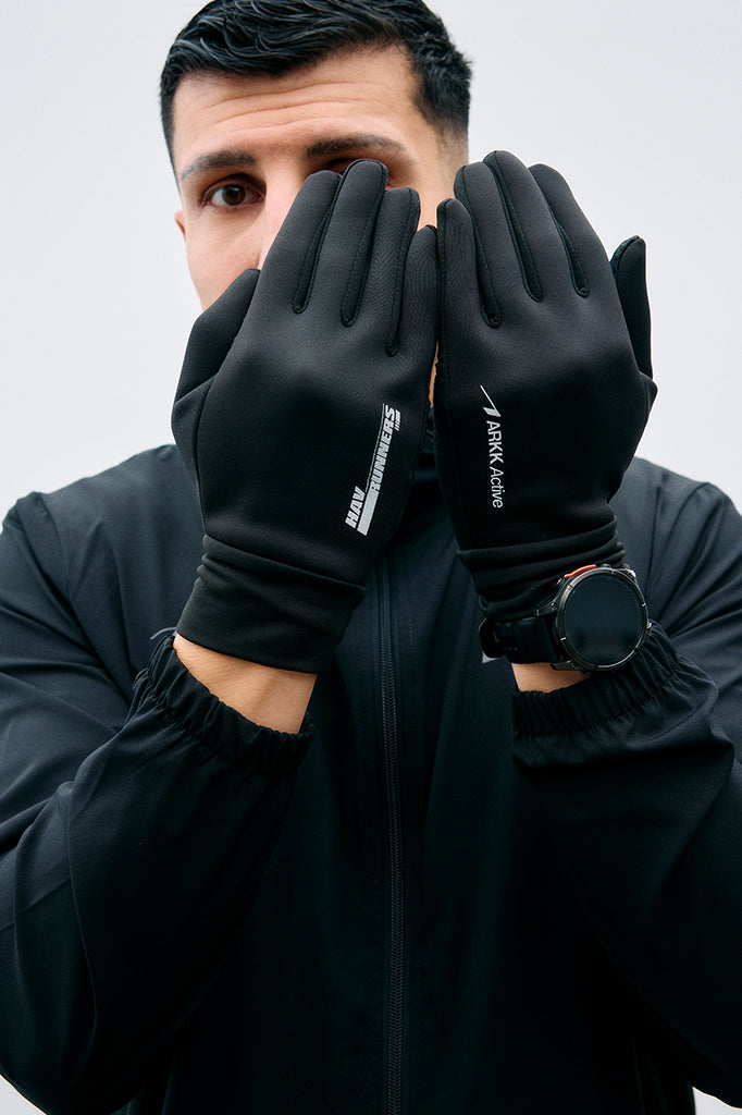 ARKK Accessories HAV Runner Gloves | Black Gloves