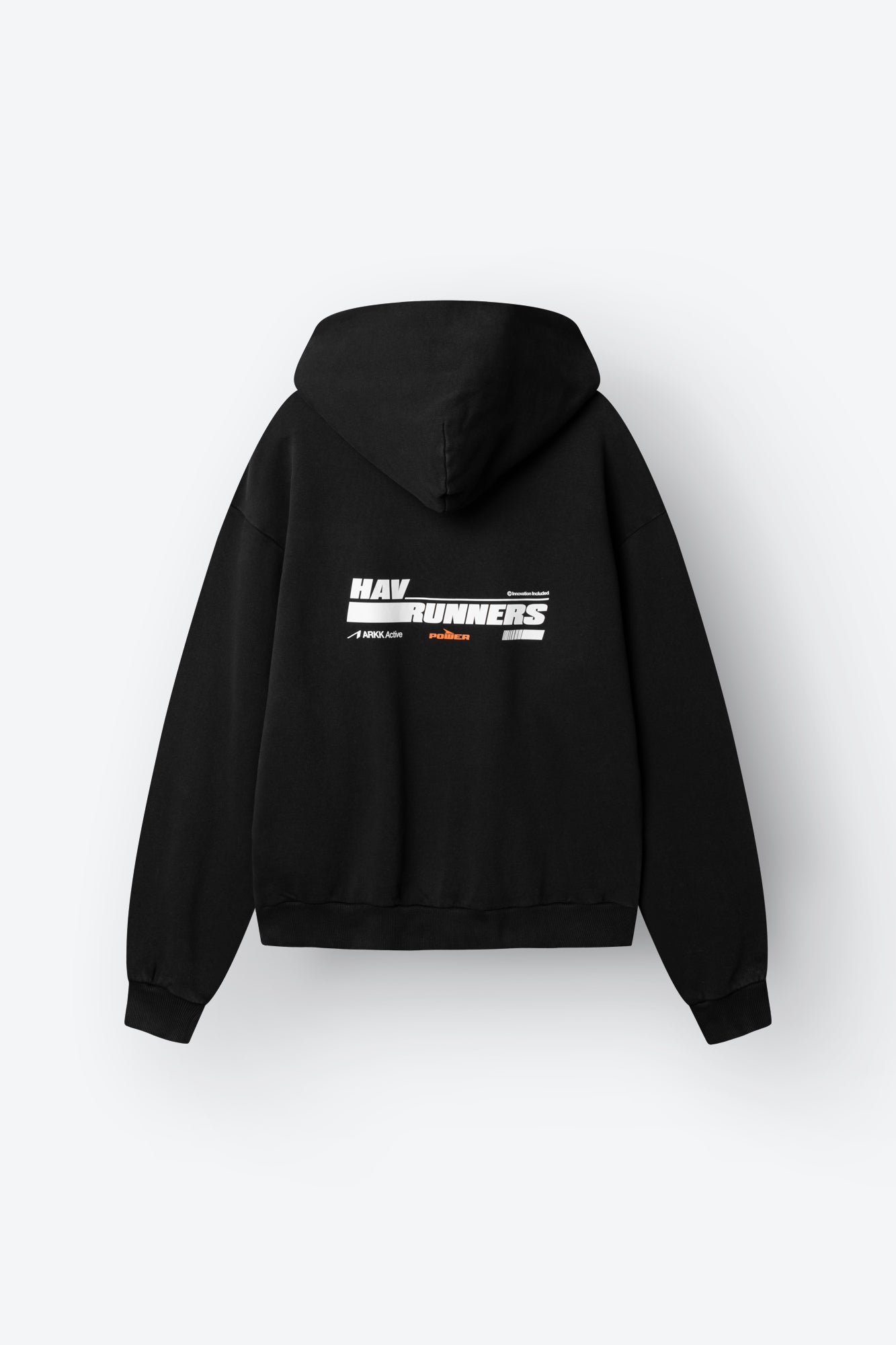 ARKK Apparel HAV Runner Hoodie | Black Crewneck