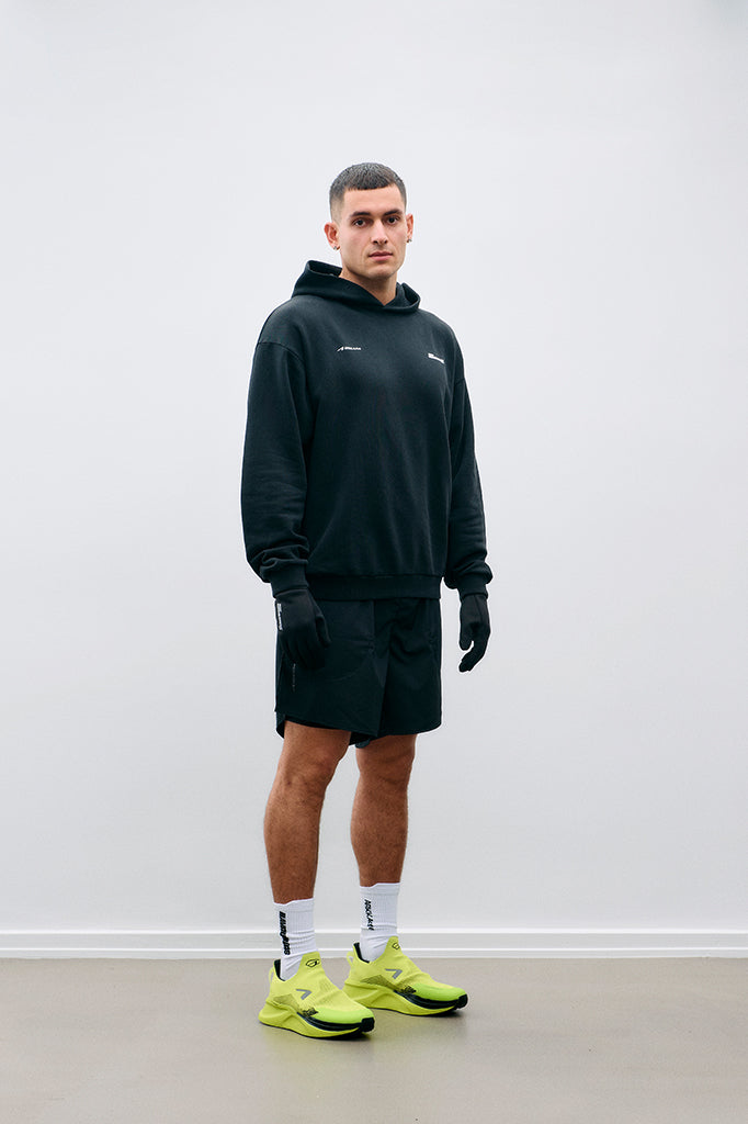 ARKK Apparel HAV Runner Hoodie | Black Crewneck