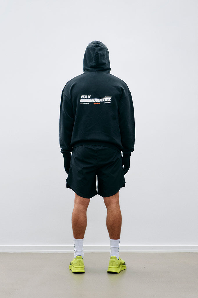 ARKK Apparel HAV Runner Hoodie | Black Crewneck