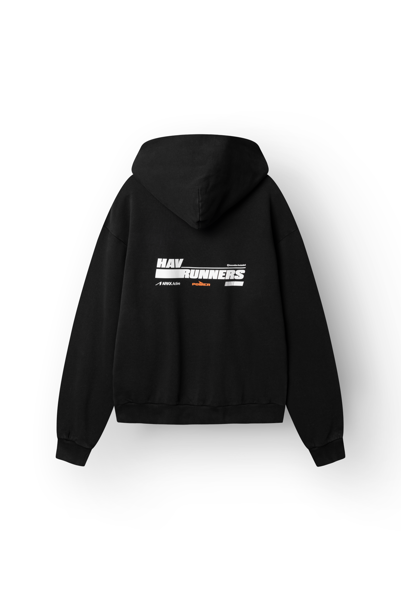ARKK Apparel HAV Runner Hoodie | Black Crewneck