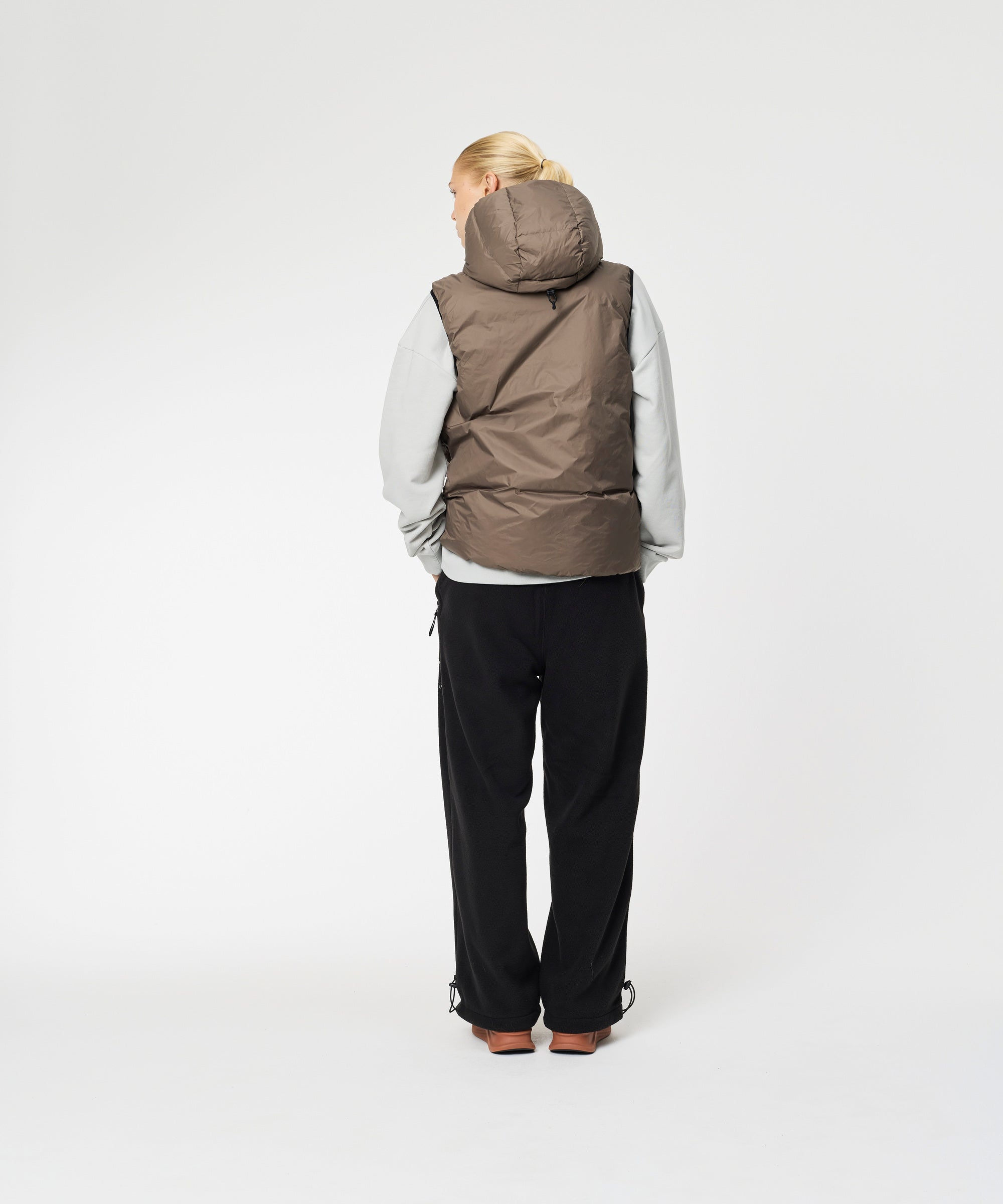 ARKK Apparel Insulated Hooded Vest | Brown Vest