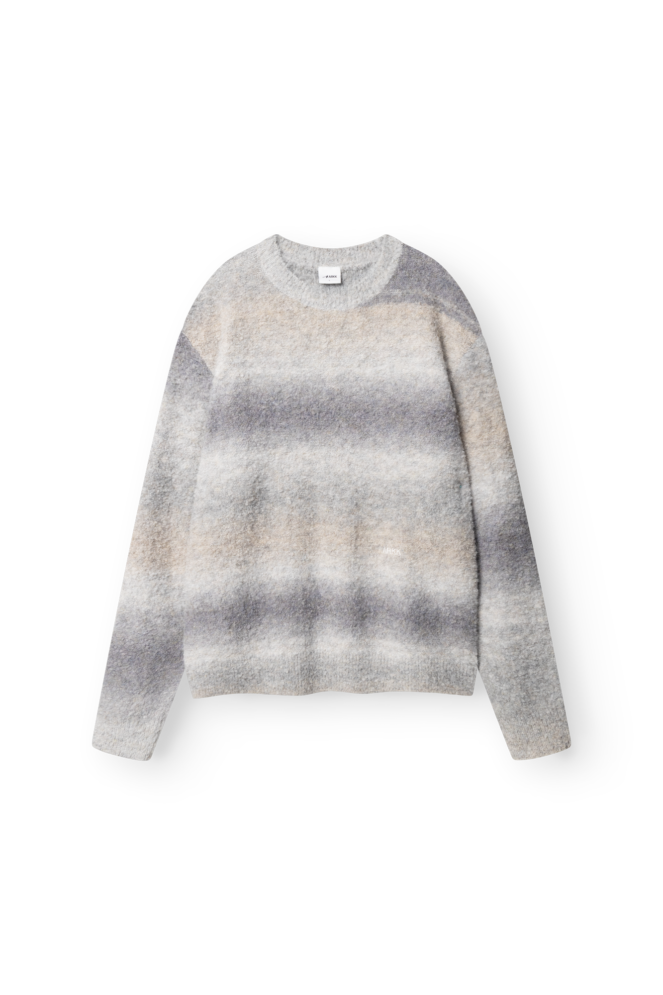 ARKK Apparel Knit Crew | Beige Grey Knit Crew