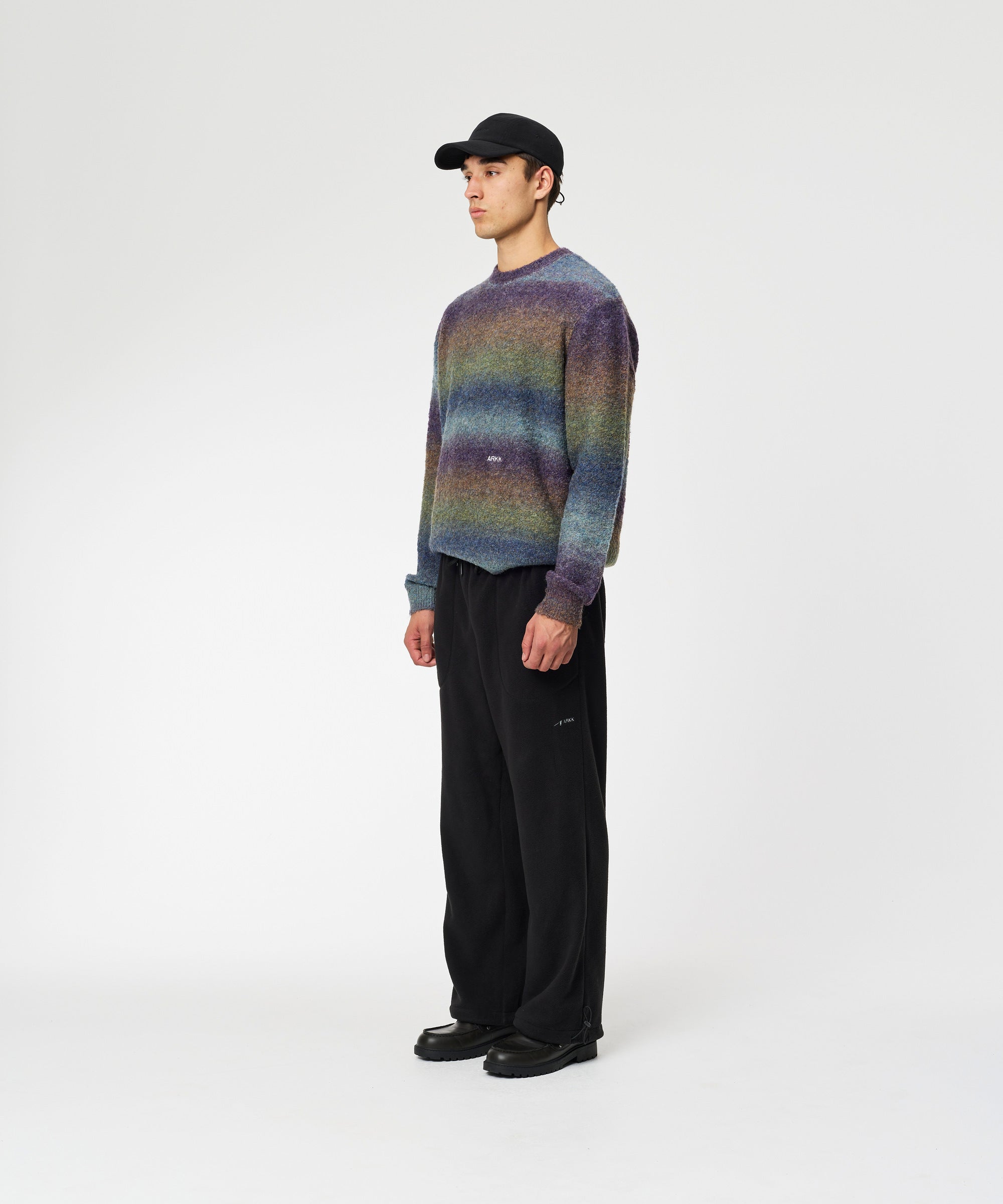 ARKK Apparel Knit Crew | Grey Green Knit Crew