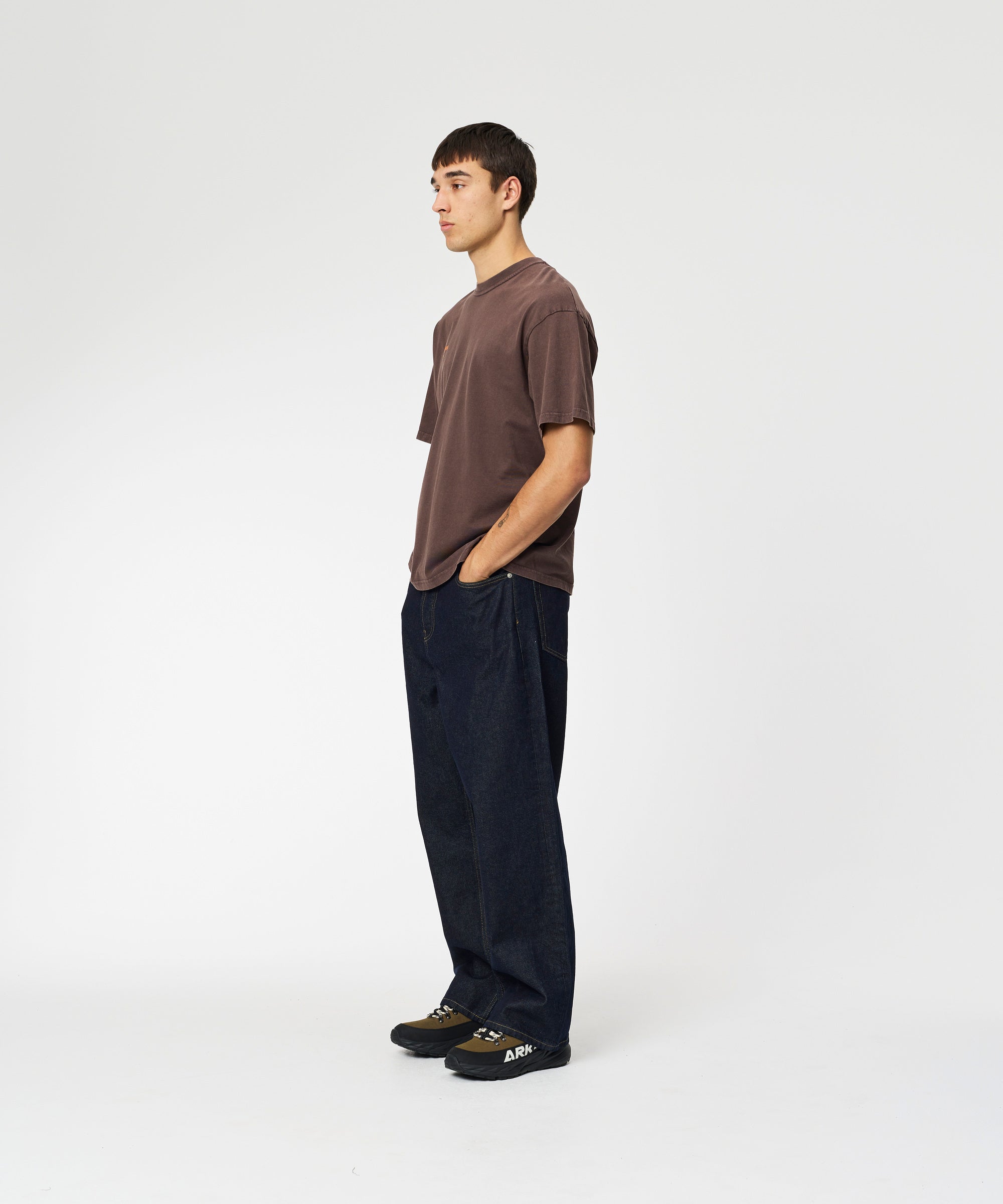 ARKK Apparel Liquid Boxy Tee | Cocoa Orange T-Shirt
