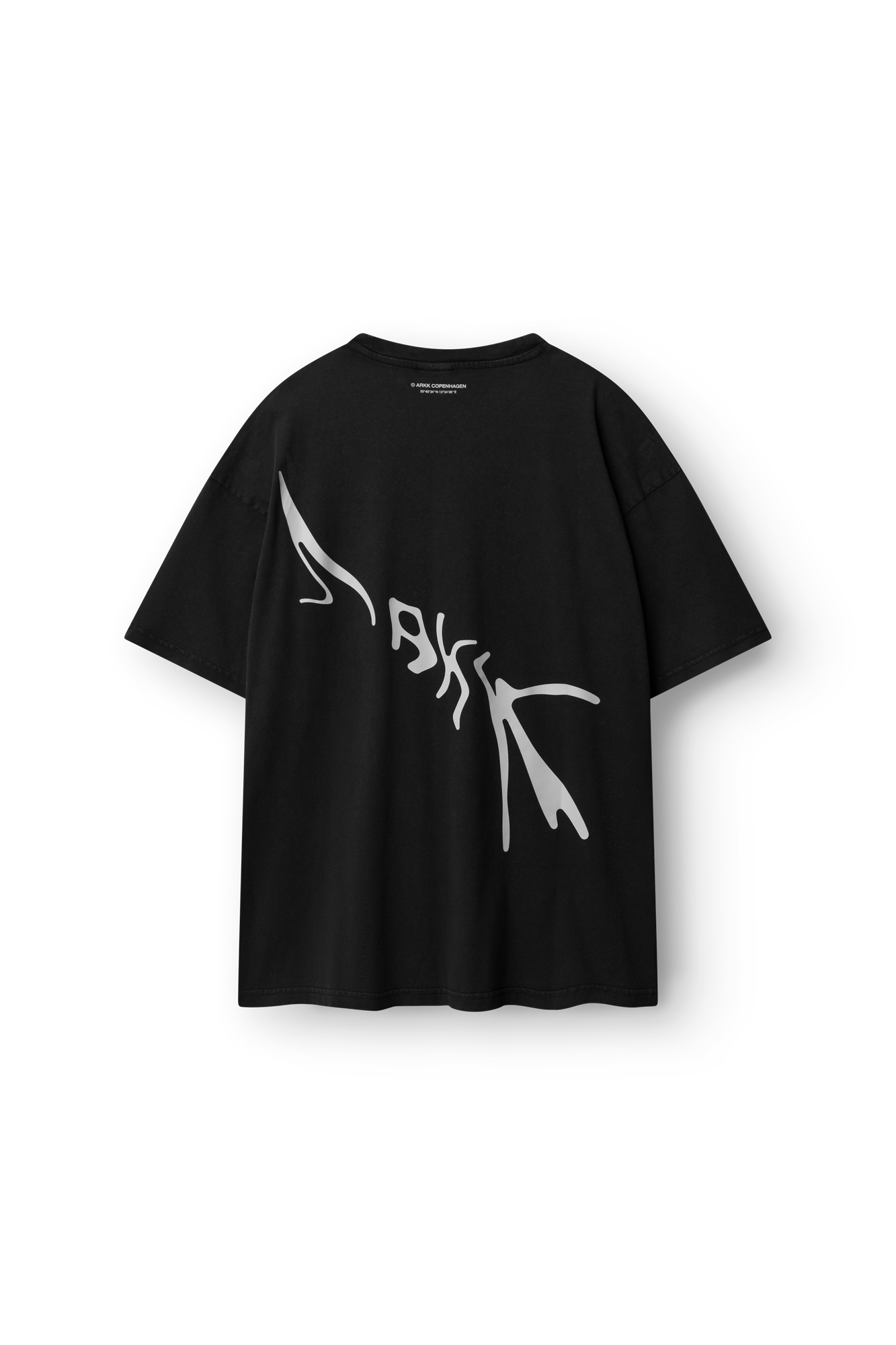 ARKK Apparel Liquid Boxy Tee | Faded Black T-Shirt