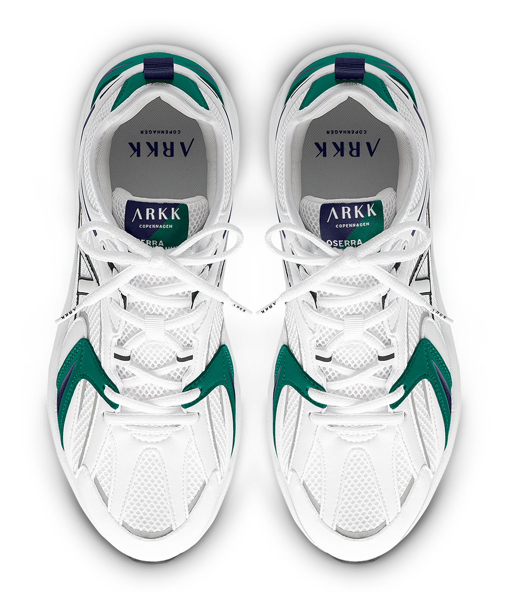 ARKK Collection Oserra Mesh S-SP | White Evergreen | Men Oserra