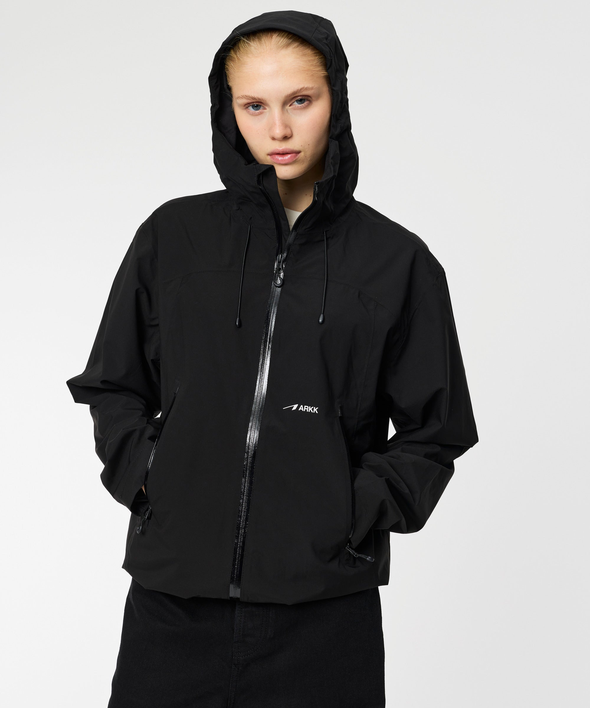 ARKK Apparel Rain Jacket | Black Jacket