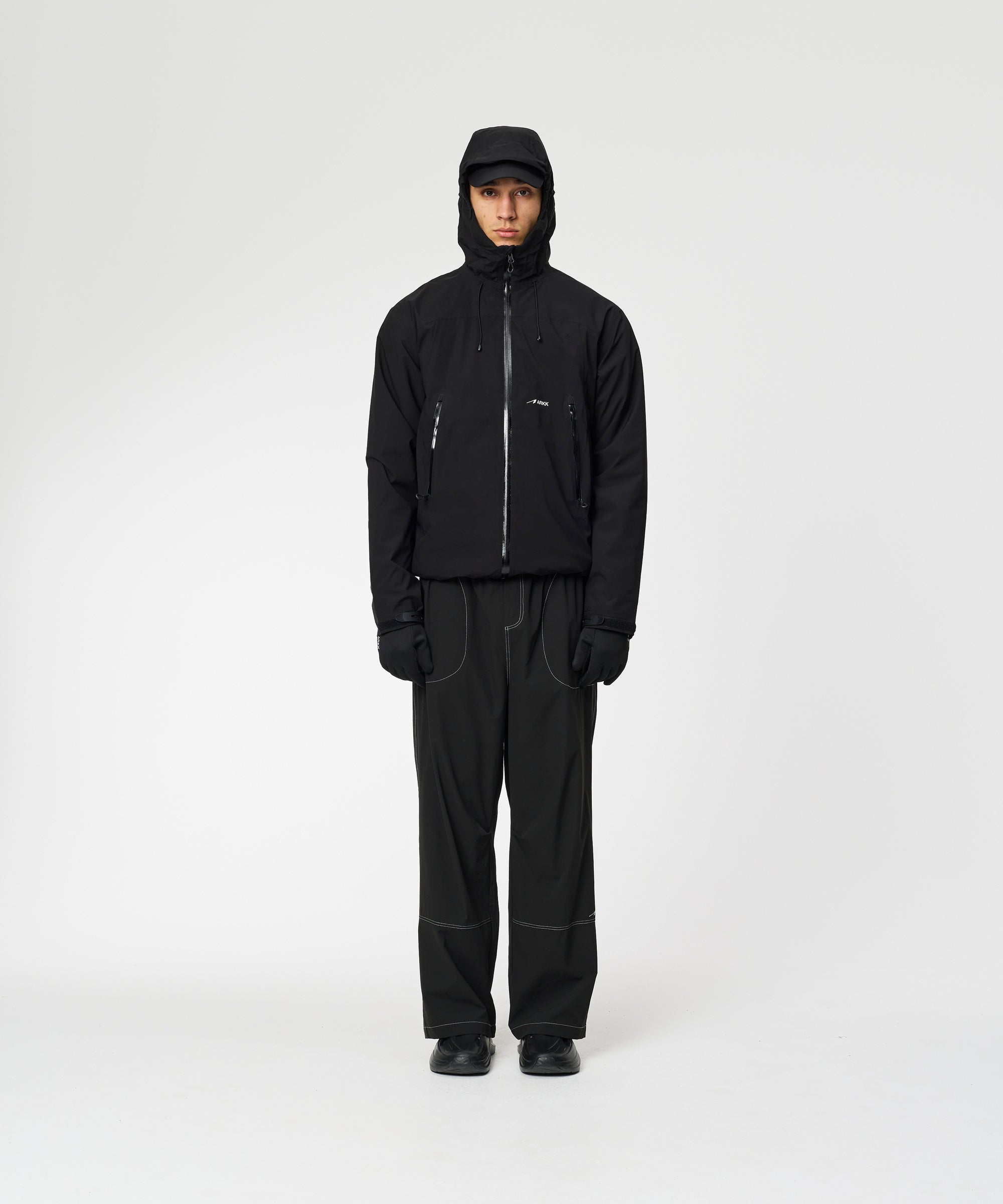 ARKK Apparel Rain Jacket | Black Jacket