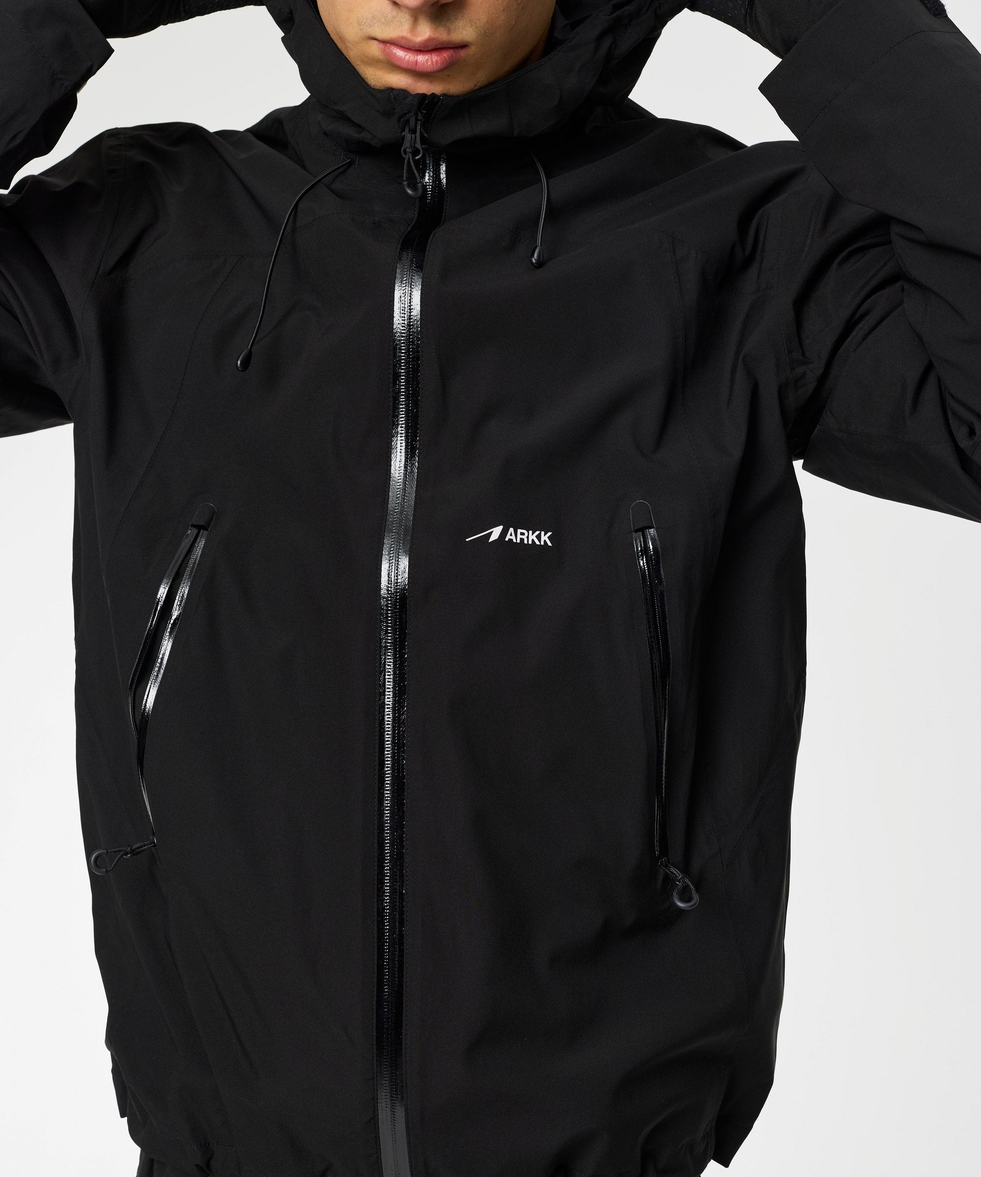 ARKK Apparel Rain Jacket | Black Jacket