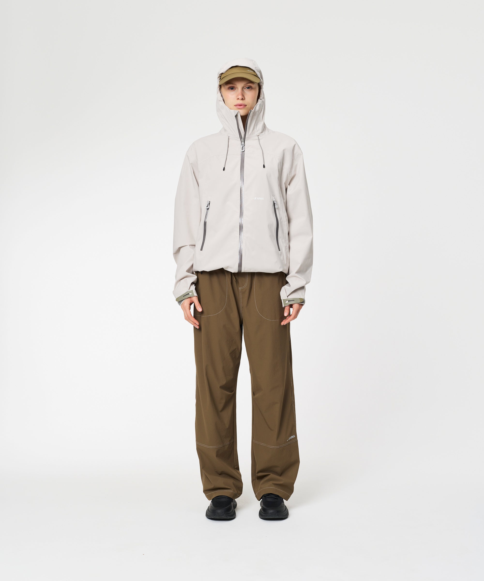 ARKK Apparel Rain Jacket | Bone Grey Jacket