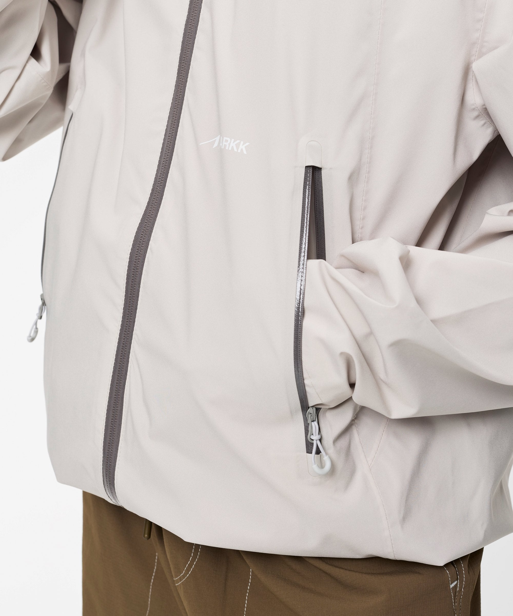 ARKK Apparel Rain Jacket | Bone Grey Jacket