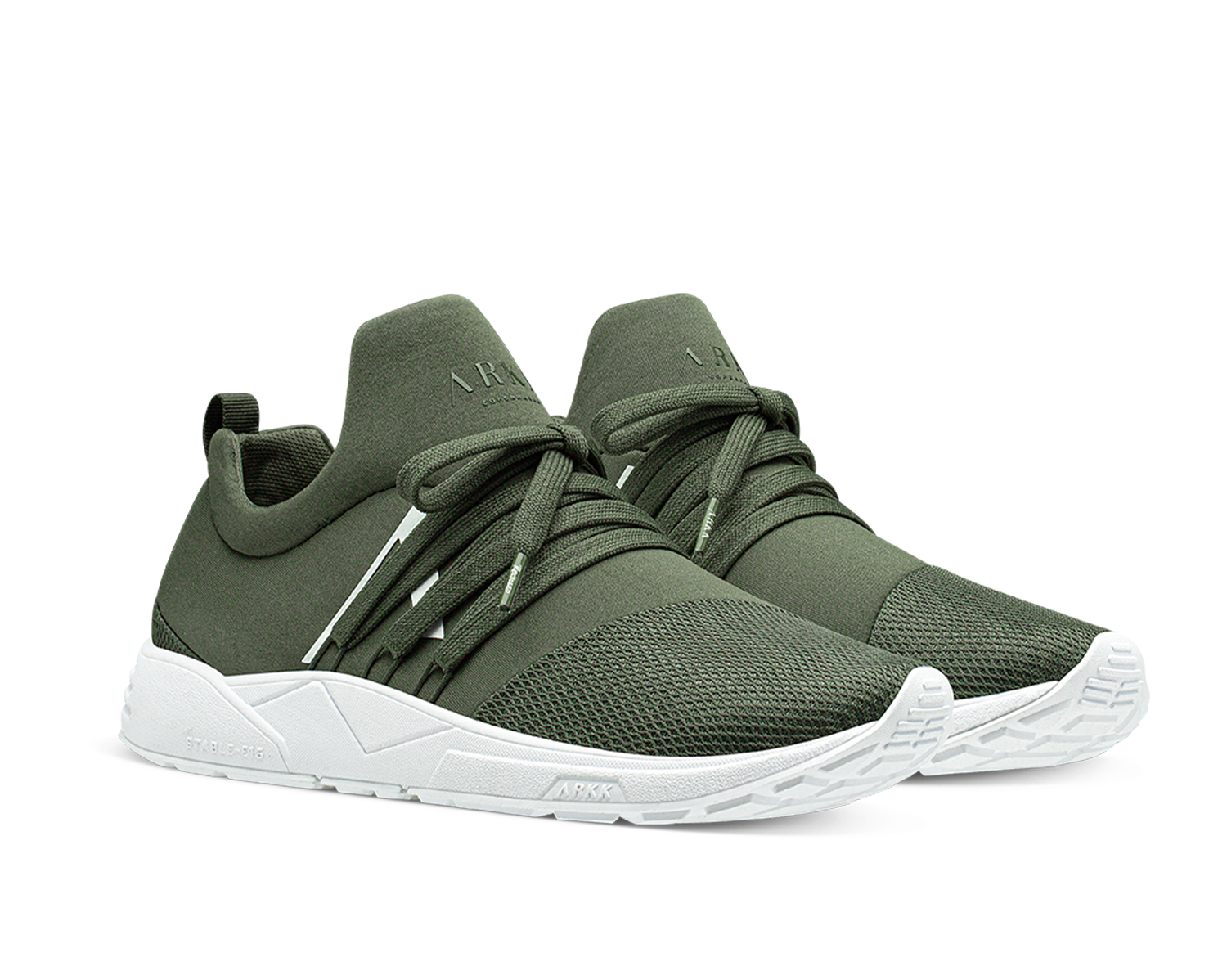ARKK NOS Raven Mesh PET S-E15 | Dark Army White | Women Raven