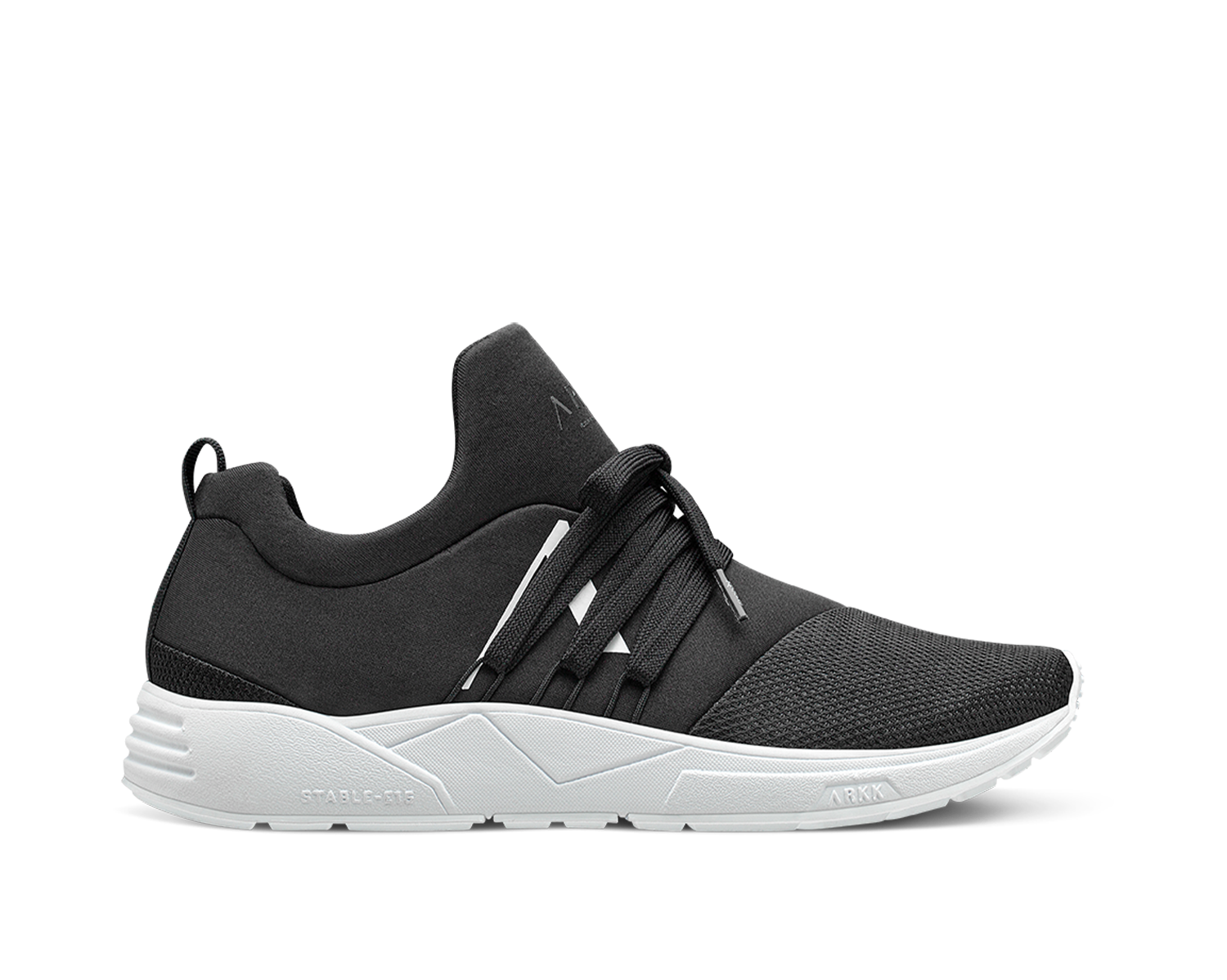ARKK NOS Raven Mesh PET S-E15 | Jet Black White | Women Raven