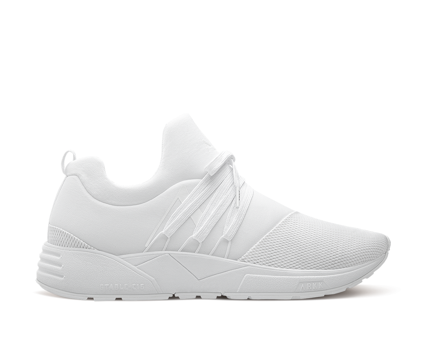 ARKK NOS Raven Mesh PET S-E15 | Triple White | Men Raven