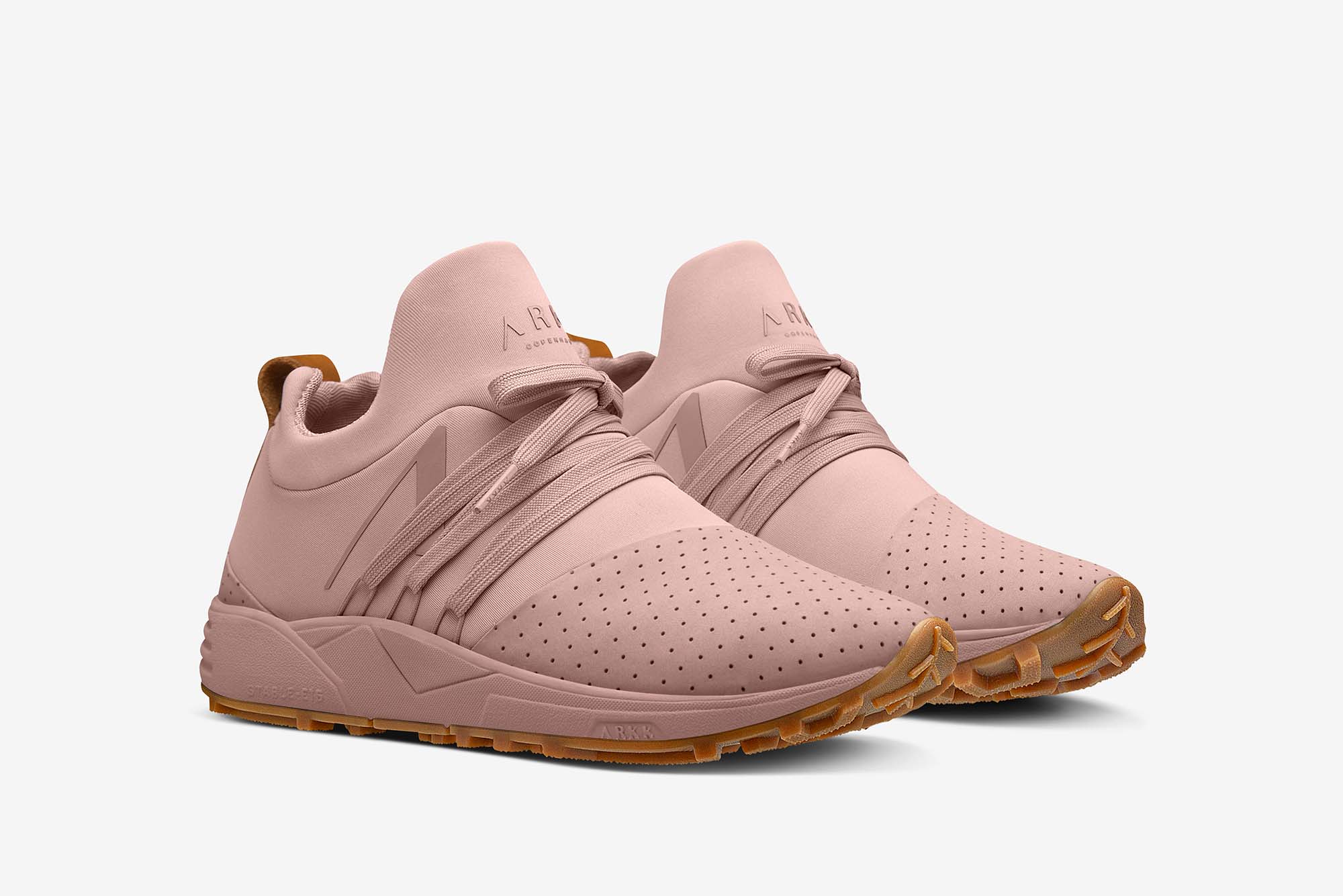 ARKK Collection Raven Nubuck S-E15 Vibram | Misty Rose Brown Gum | Men Raven