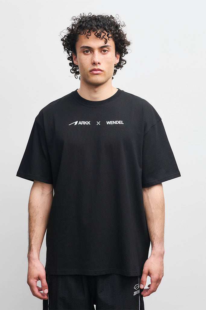 ARKK Apparel WENDEL Boxy Tee | Black T-Shirt